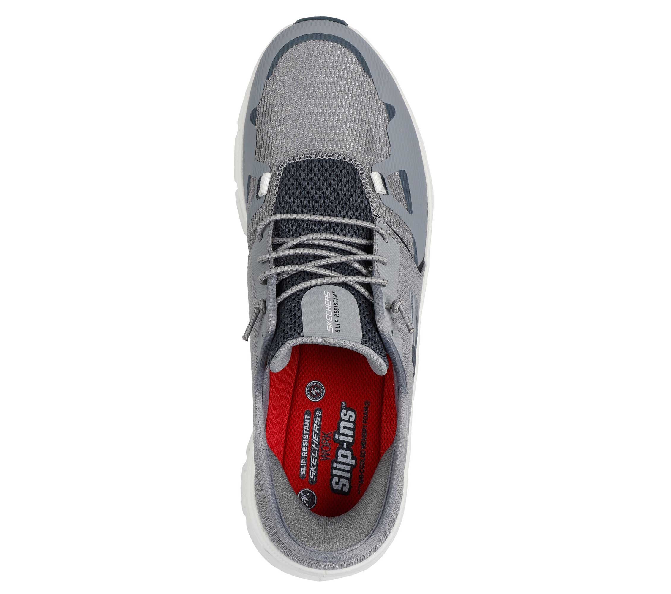 Skechers GLIDE-STEP PRO OB SR Berufsschuh Herren Slip-On ohne Schnüren Arbeitsschuh Air-Cooled - Memory Foam - Vegan - EN ISO 20347:2022+A1:2024 – Bild 5 von 5