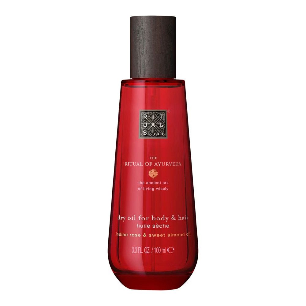 Rituals Körperöl Rituals The Ritual of Ayurveda Dry Body Oil 100 ml, Trockenöl mit Rose, Mandel & Moringa – schnell einziehend