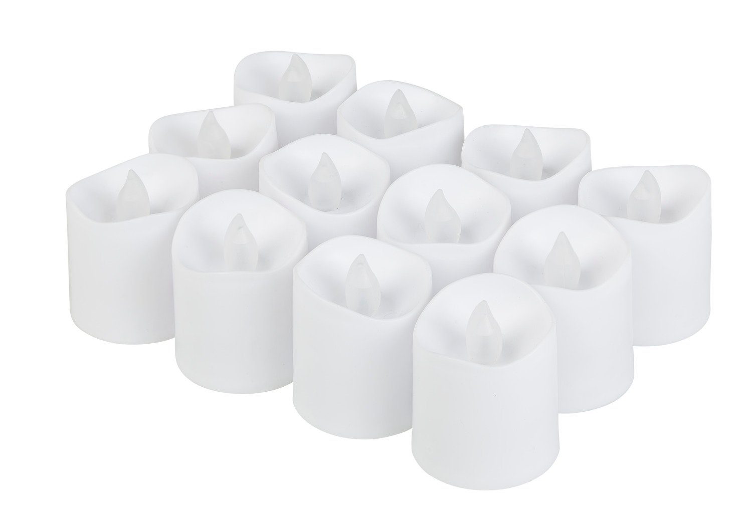 Idena LED-Kerze Idena 30469 - LED Teelichter, 12 Stück in Warmweiß, elektri günstig online kaufen