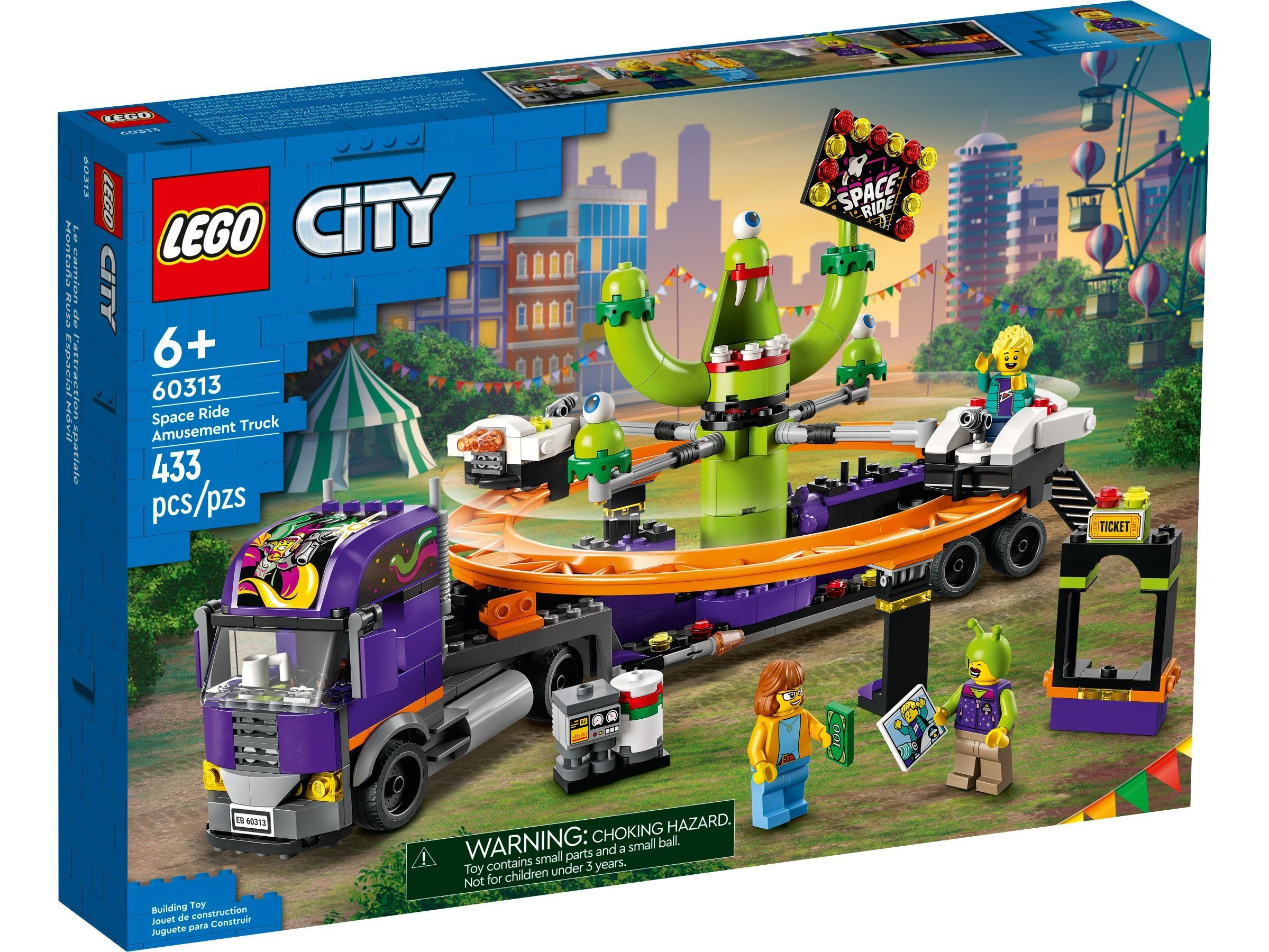 LEGO® City 60313 LKW mit Weltraumkarussell Konstruktionsspielsteine