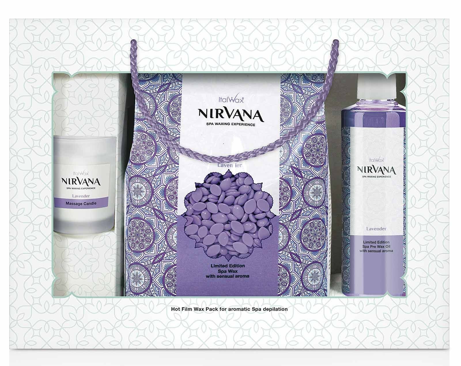 Italwax Enthaarungswachs Nirvana SPA Set 3 tlg, Lavendel Italwax