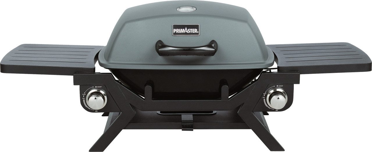 Primaster Gasgrill Primaster Tisch-Gasgrill CityFlame 2 Brenner, Deckelthermometer standfest