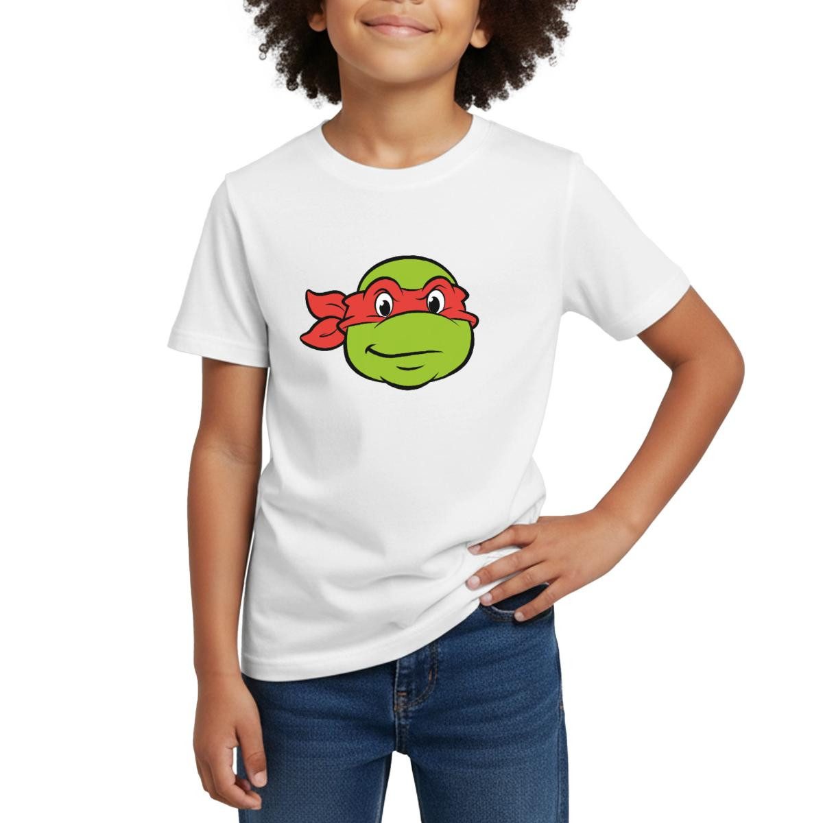 T-Shirt Teenage Mutant Ninja Turtles Raphael Kostüm Karneval Kinder T-Shirt