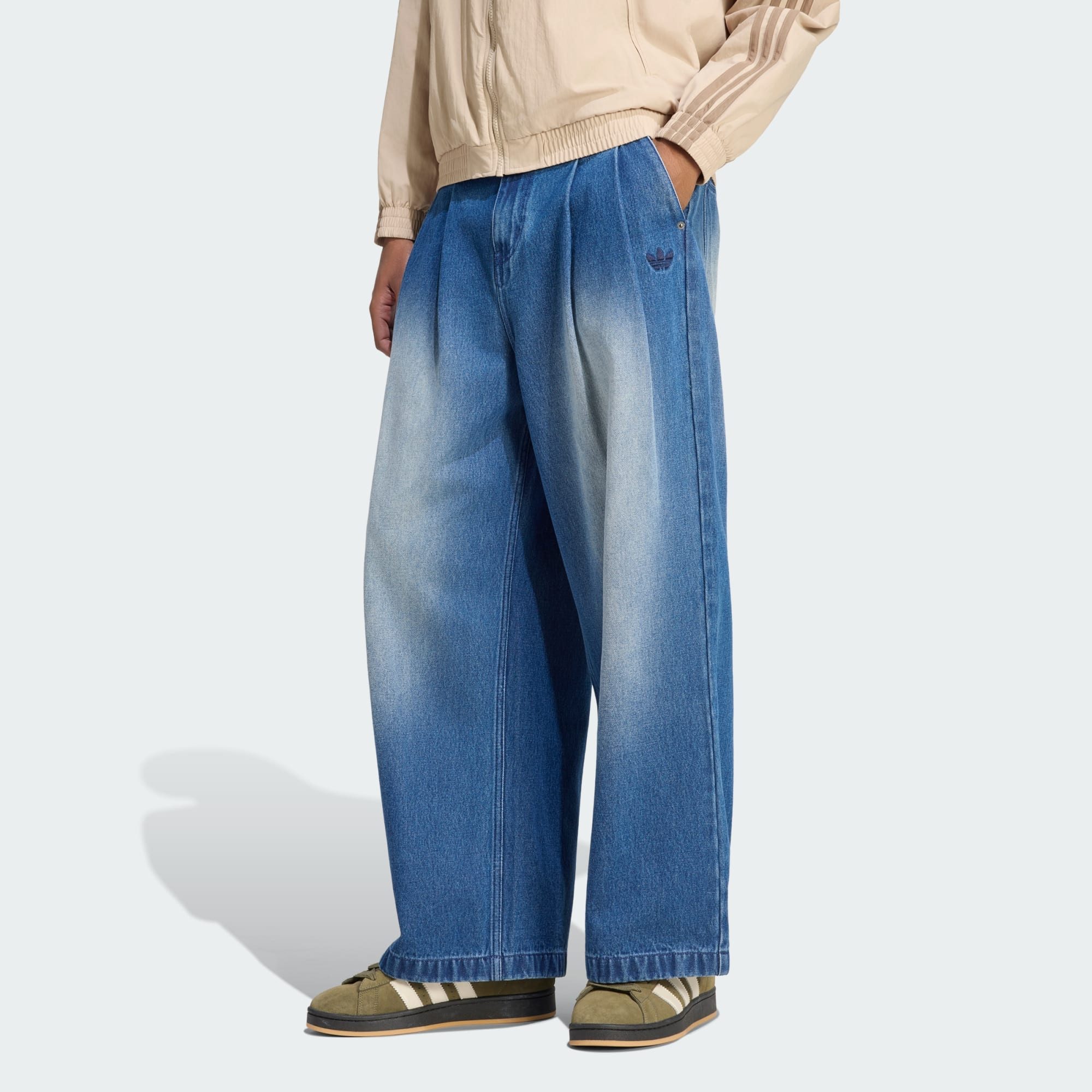adidas Originals Weite Jeans JEANS, MITTELHOCH, WEITES BEIN (1-tlg)