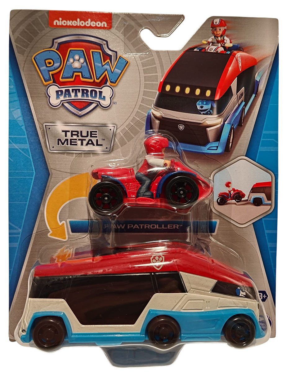 Spin Master Spielzeug-Quad Paw Patrol True Metal Vehicles PAW PATROLLER mit Ryder Quad