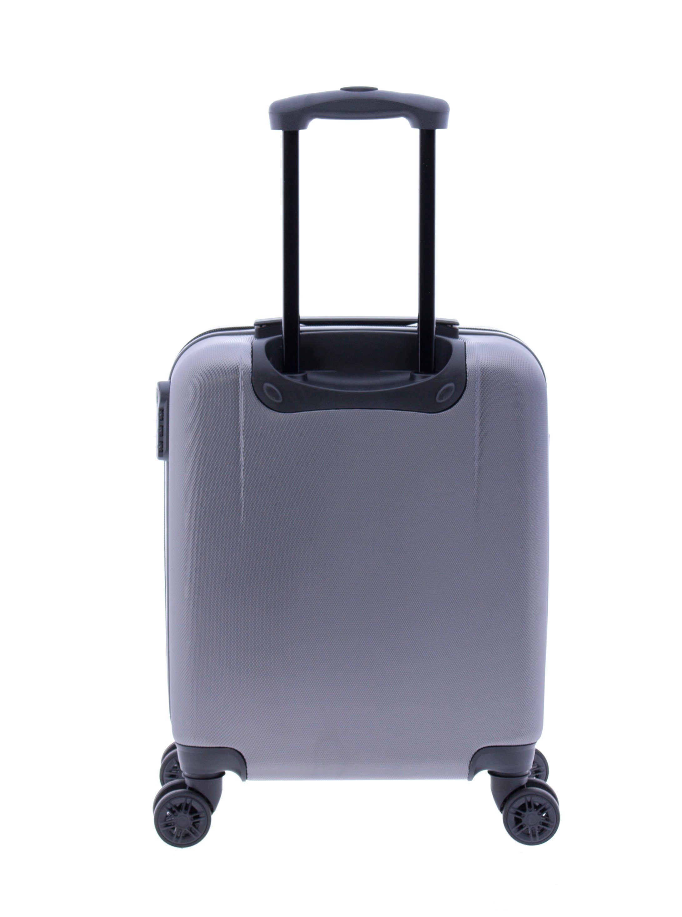 Koffer 55 Handgepäck-Trolley 38 Rollen, blau Liter, GLADIATOR div. Farben 4 cm, kg, 2,6
