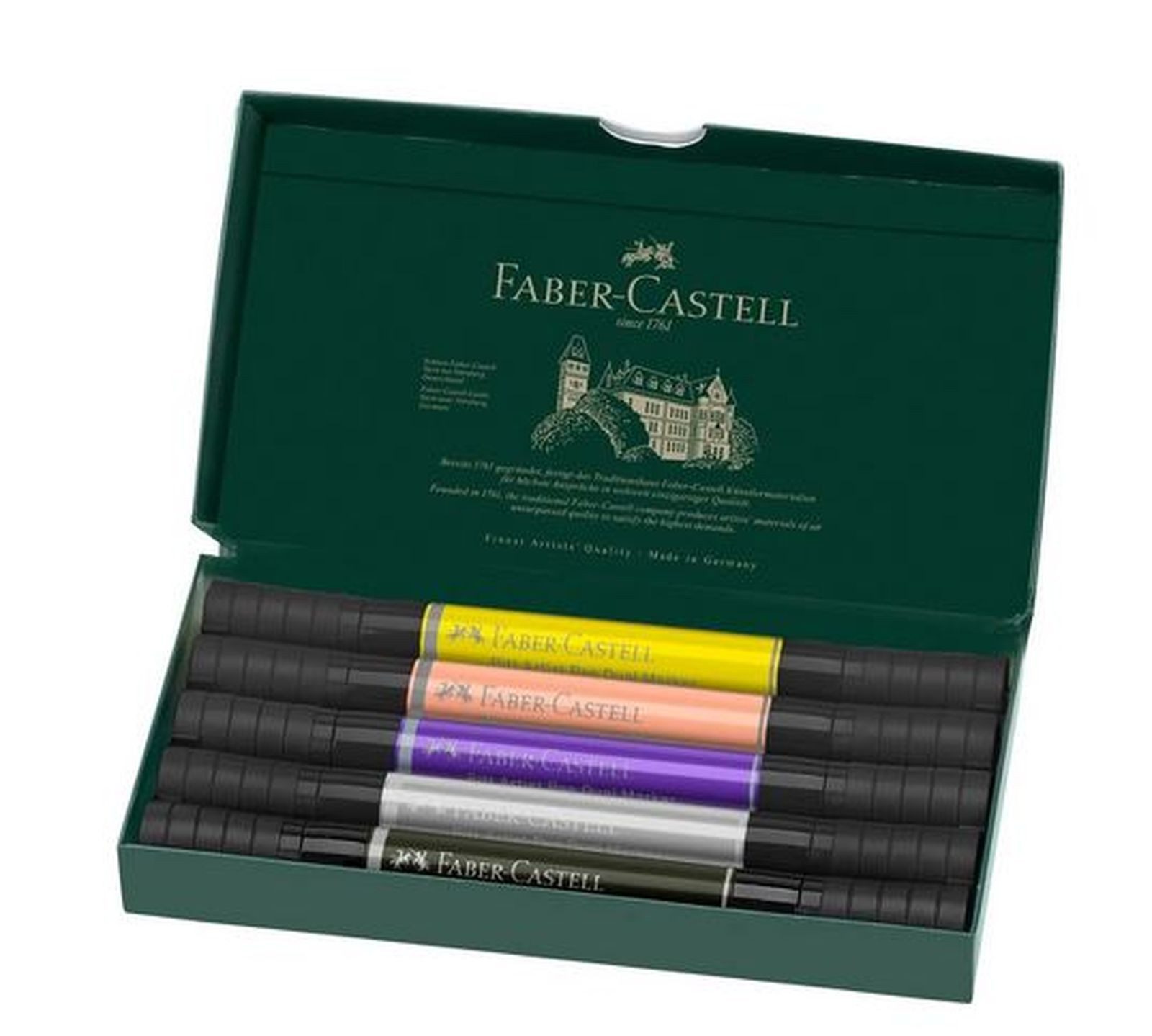 Faber-Castell Künstlerstift Pitt Artist Pen Dual Marker, (5-tlg), verschiedene Varianten