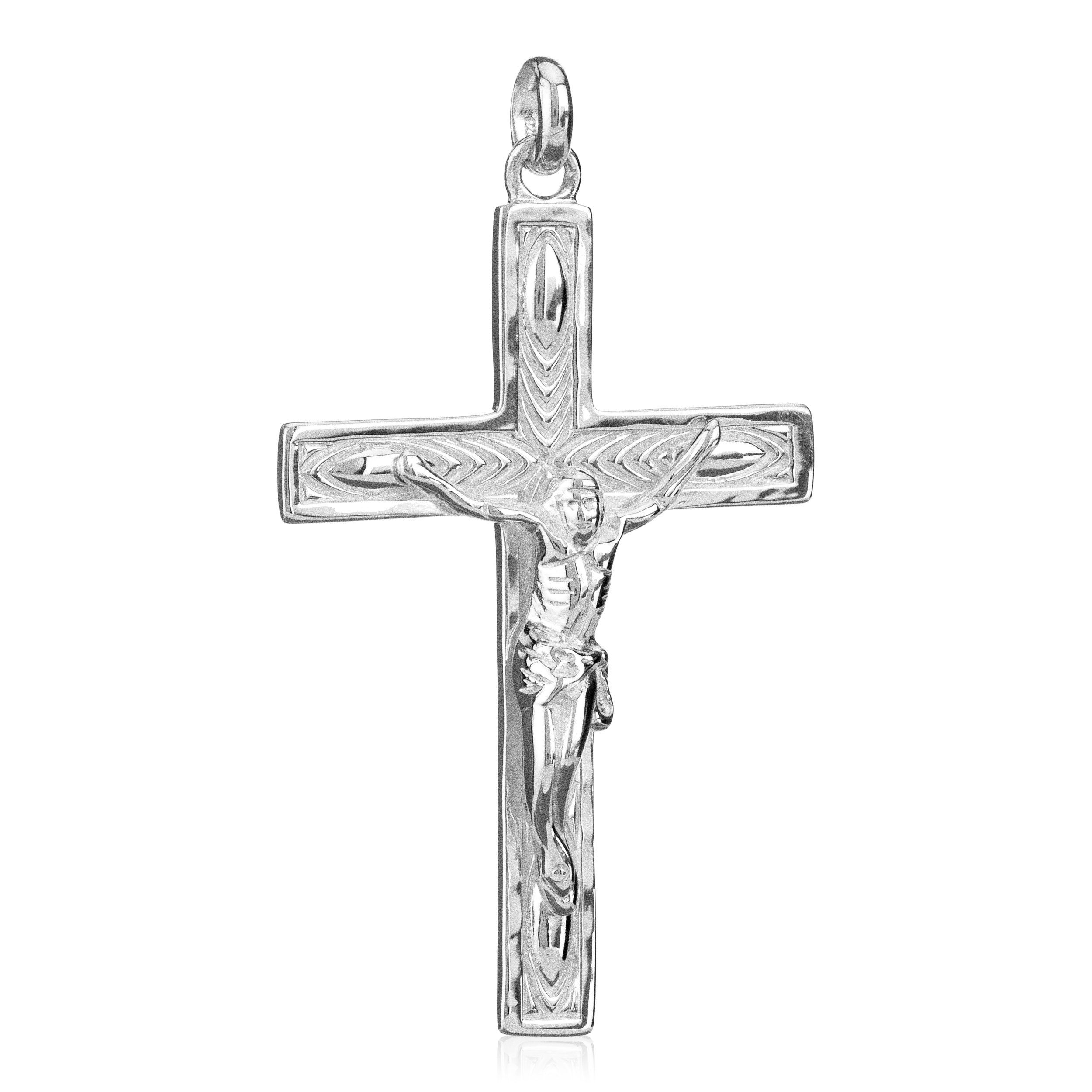 Kreuzanhänger 925er Sterlingsilber Kreuz Ketten Anhänger Kommuni