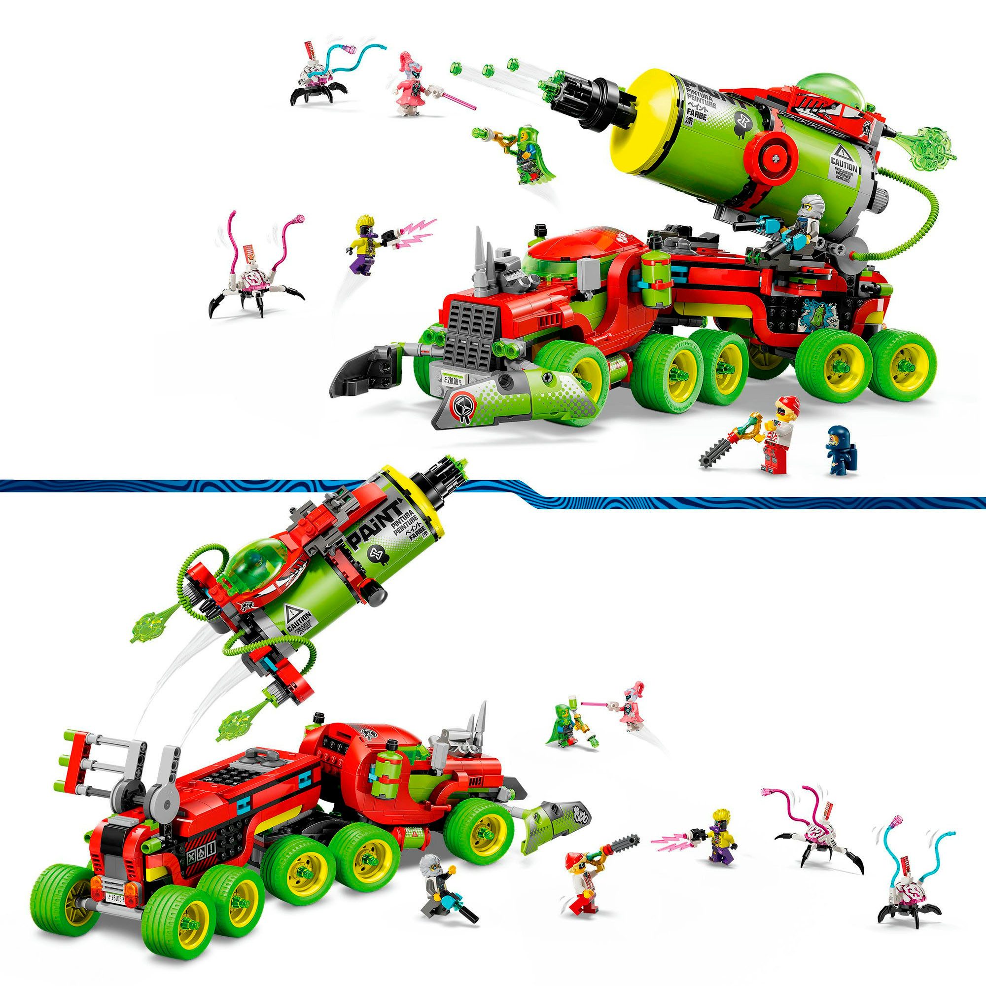 LEGO® Mateos Sprühdosen-Truck (71499), LEGO DREAMZzz Konstruktionsspielsteine, (929 St), Made in Europe – Bild 4 von 5