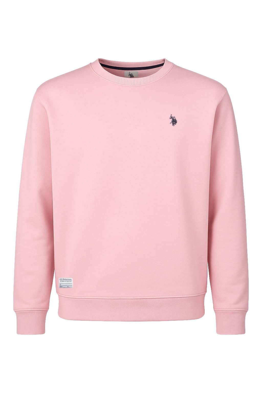 Sweatshirt US16956 (100% Baumwolle) hellrosa Herren