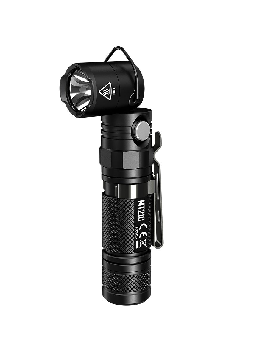 LED Taschenlampe Mt21c multifunktionale Taschenlampe, Schwarz