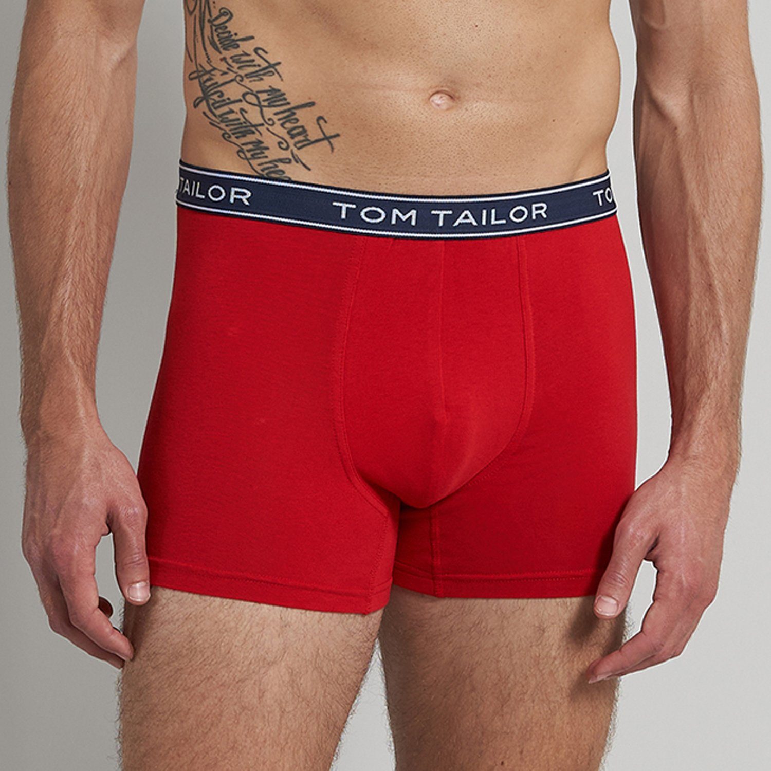 TOM TAILOR Boxershorts (3-St) mit längerem Bein, ohne Eingriff, knitterfrei günstig online kaufen