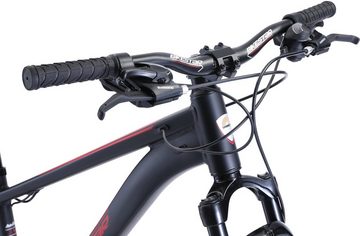 Bikestar Mountainbike, 21 Gang Shimano RD-TY300 Schaltwerk, Kettenschaltung, für Damen und Herren, Kettenschaltung