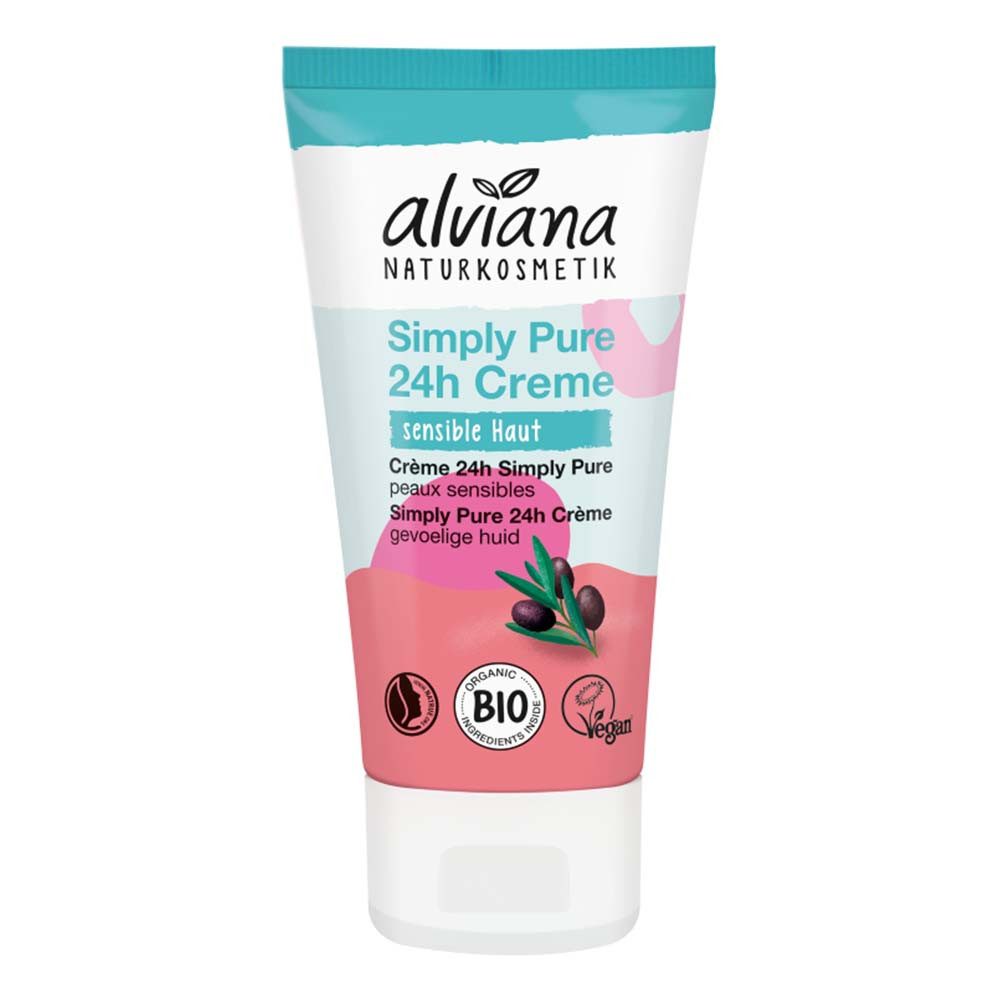 Nachtcreme Gesichtspflege - Simply Pure 24h Creme 50ml
