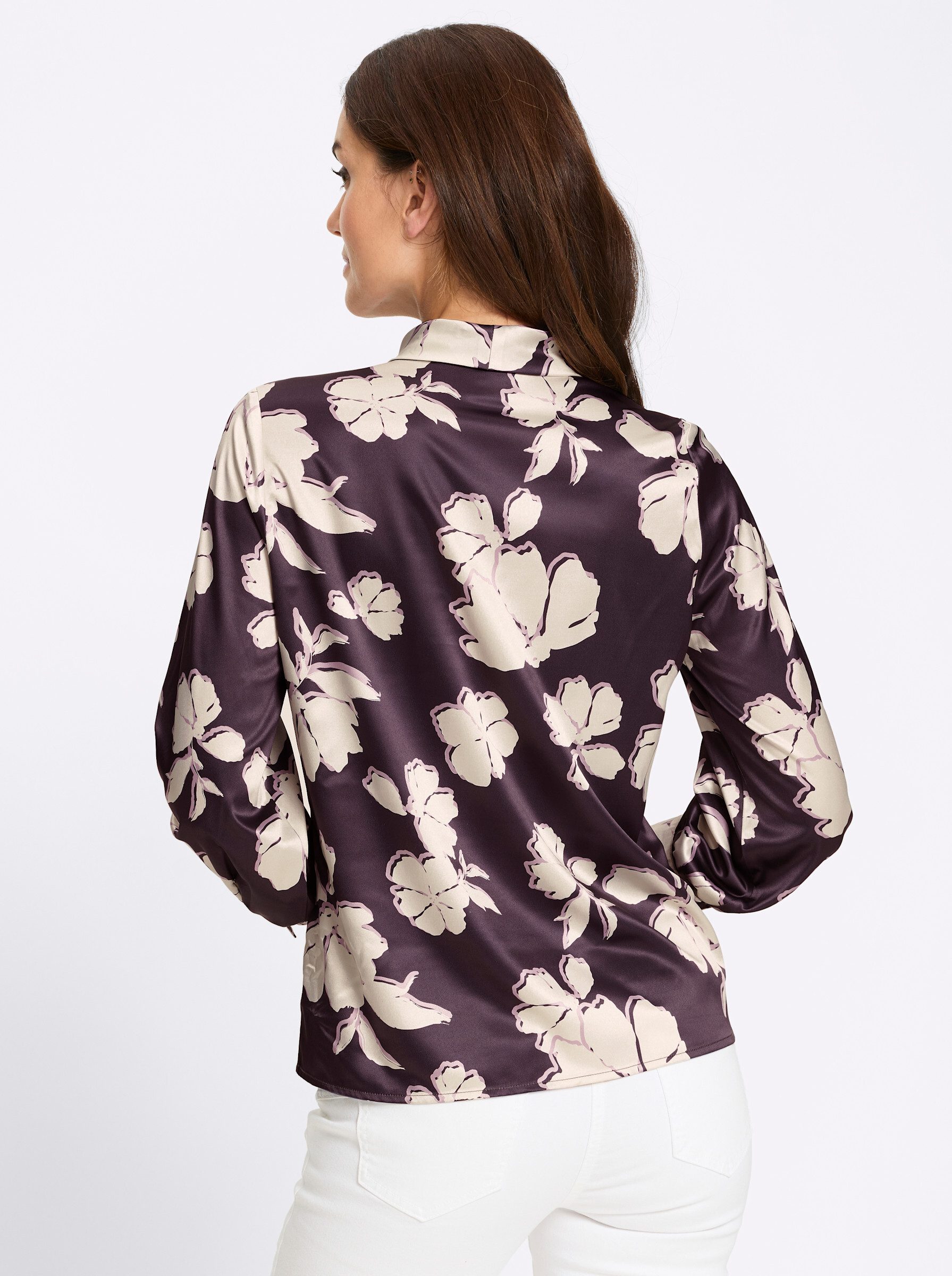 heine Klassische Bluse Schluppenbluse Langarm