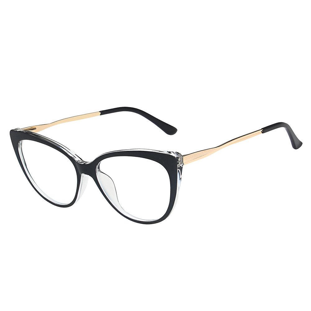 Lesebrille Damen Blaulichtfilter Klassisch Cat Eye Ultraleicht