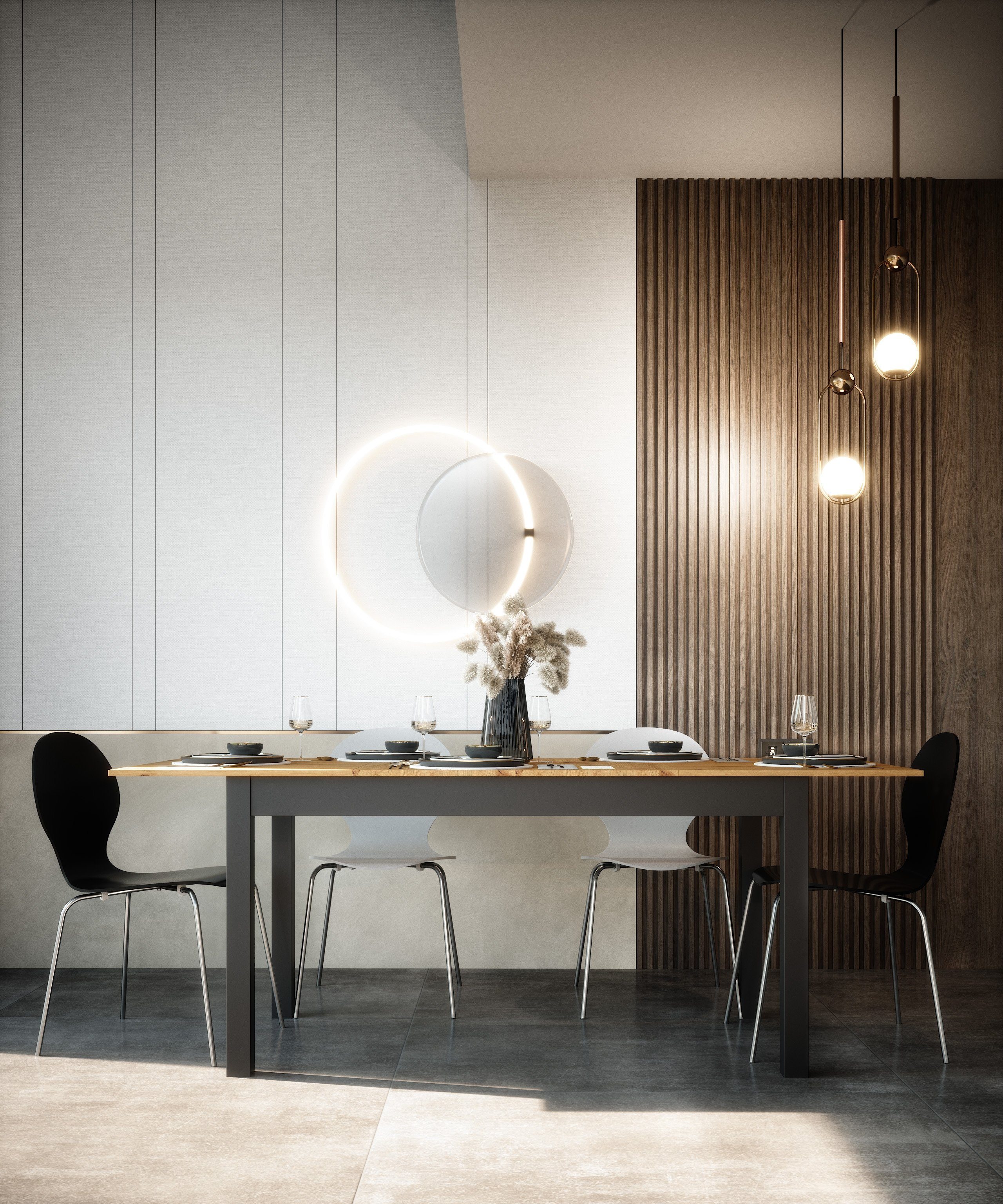 Newroom Esstisch Wildeiche 140 cm, ausziehbar bis 180 cm Wildeiche Küchentisch Speisetisch Esszimmer