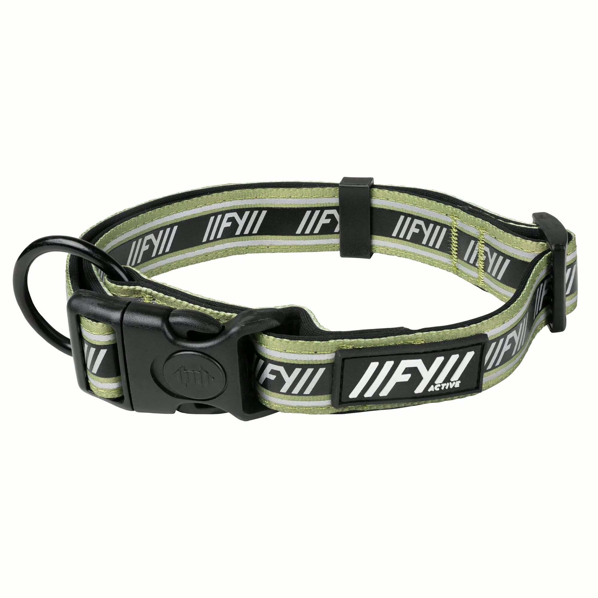 FuzzYard LIFE Hunde-Halsband Hundehalsband - mit Sicherheitssteckverschluss, Nylon und Neopren, in versch. Größen