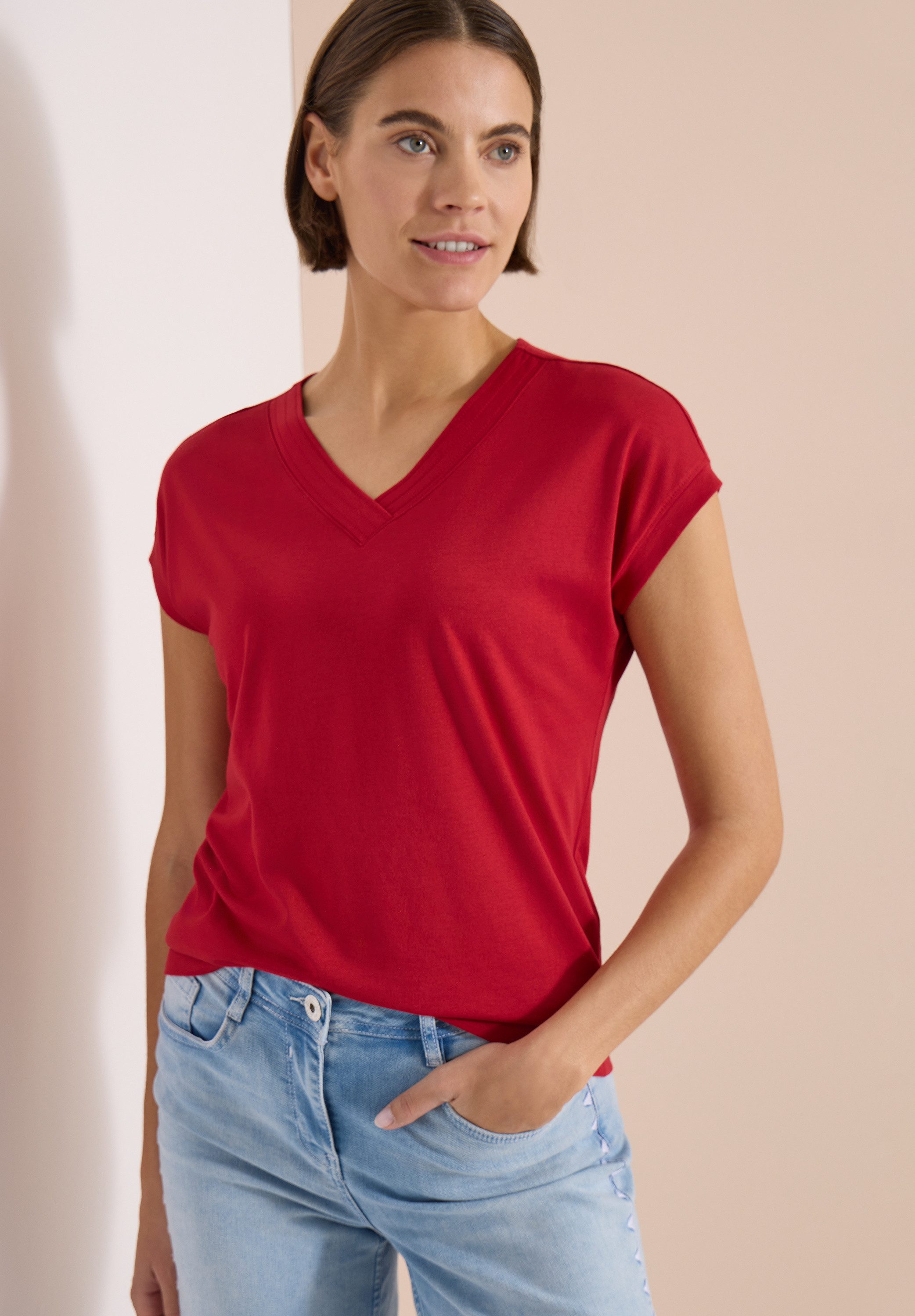 CECIL V-Shirt Jersey
