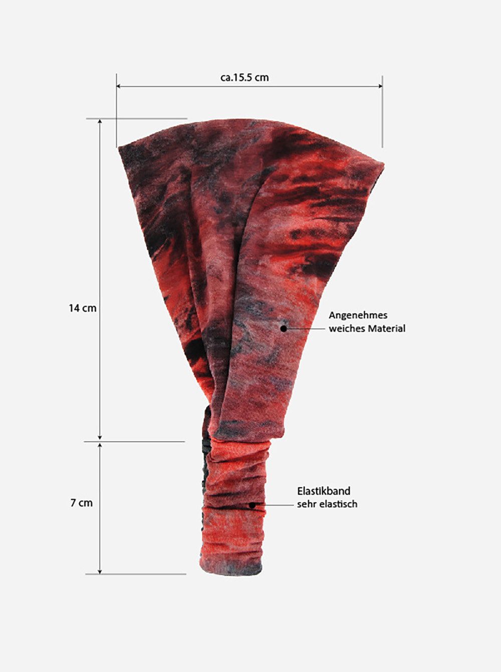 axy Haarband Damen Haarband Batik Farben Kopfband, Kopftuch Stirnband für Yoga und Sport Hairband