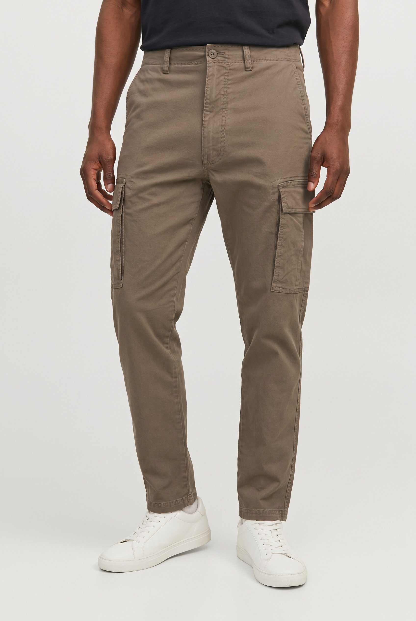 Jack & Jones Cargohose JPSTKANE FRANK CARGO NOOS Baumwollmischung, locker geschnitten
