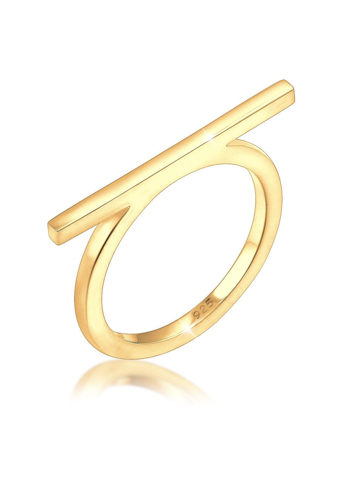 Elli Fingerring Geo Minimal Trend Steg 925 Silber günstig online kaufen