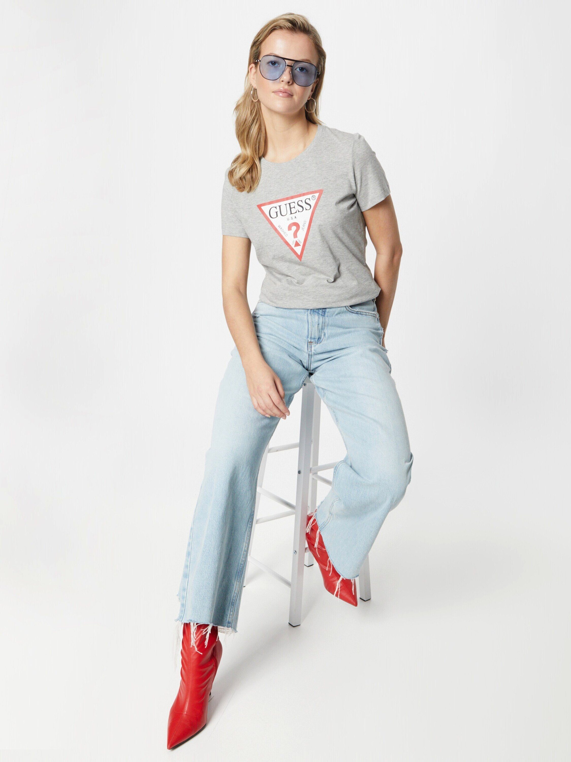 Guess T-Shirt (1-tlg) Plain/ohne Details – Bild 4 von 5