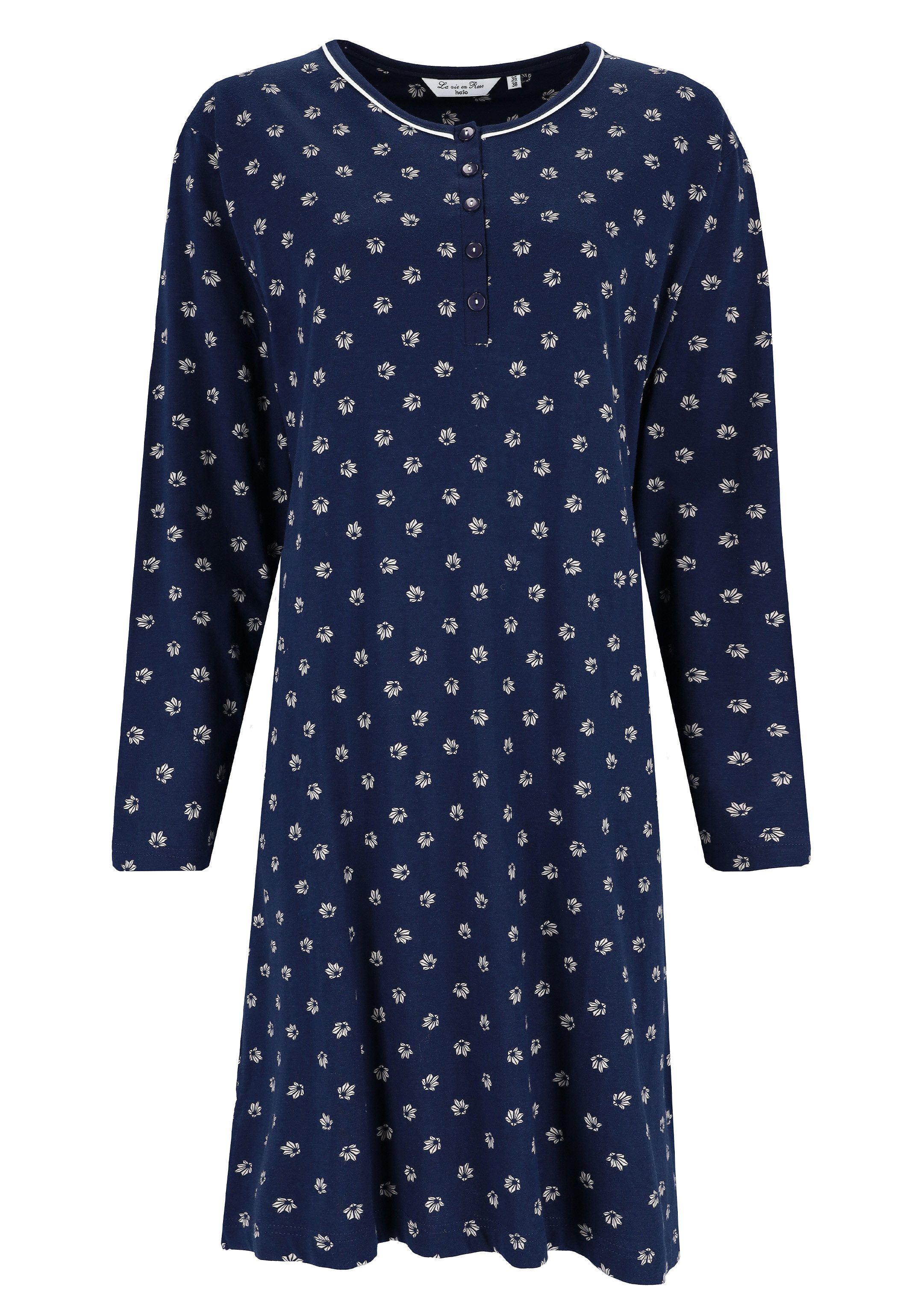 Hajo Nachthemd Klima Komfort (1-tlg) Nachthemd - Baumwolle - Atmungsaktiv günstig online kaufen