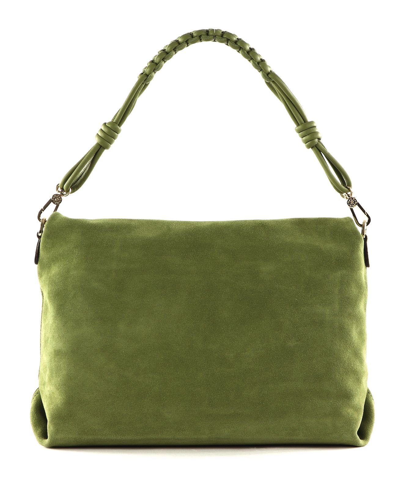 Abro Schultertasche Leather Suede Oliv