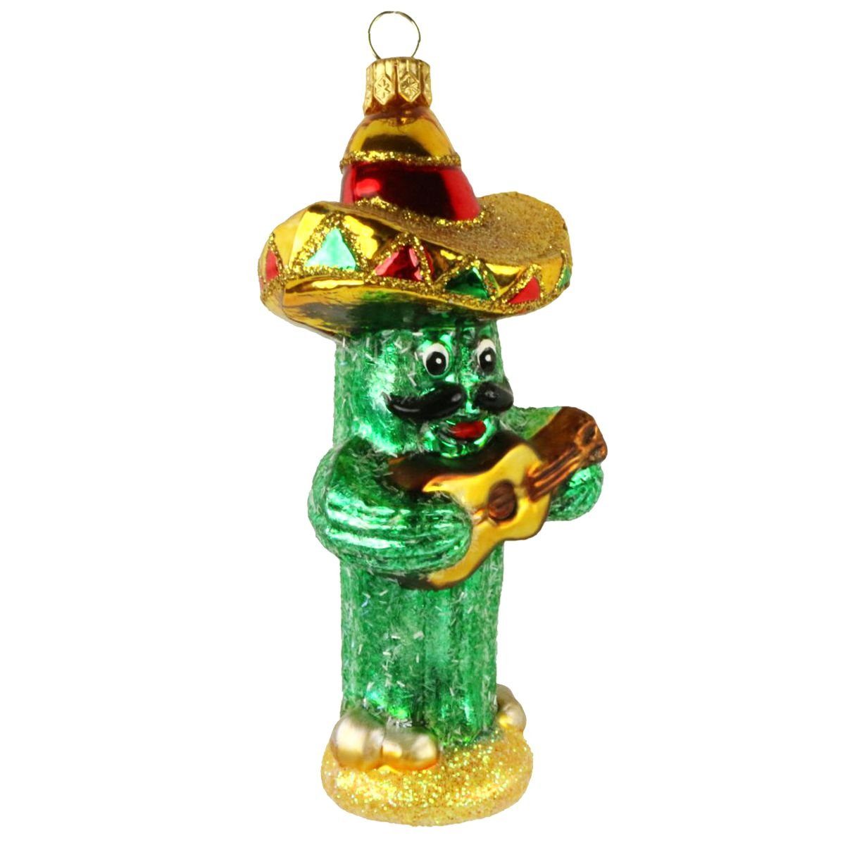440s Christbaumschmuck 440s Christbaum-Hänger Kaktus mit Sombrero (1-tlg)