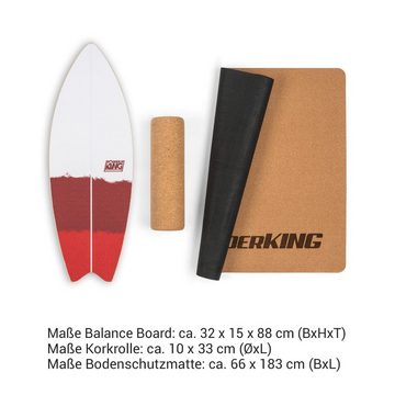 BoarderKING Gleichgewichtstrainer Indoorboard Wave