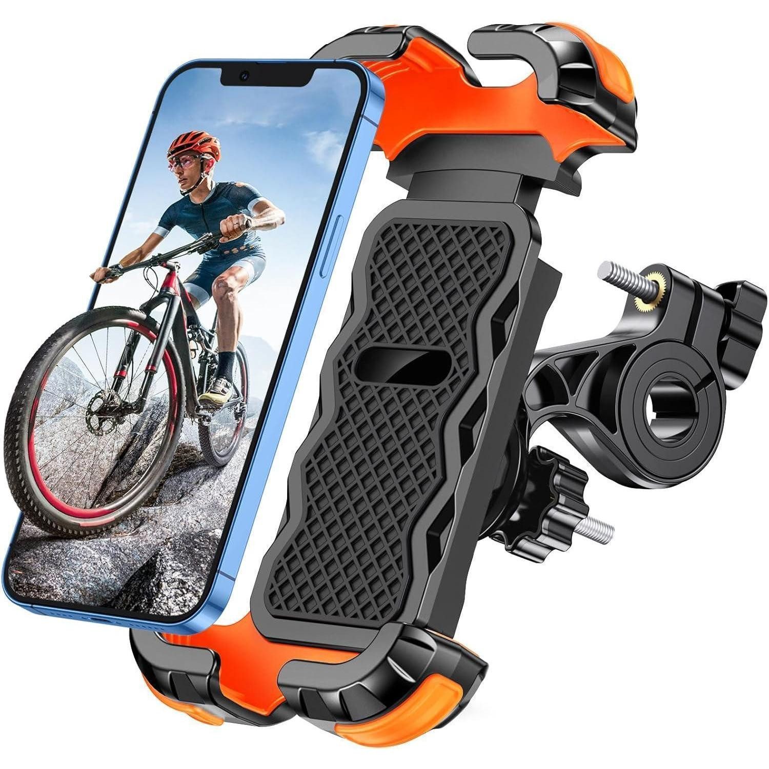 LuxusKollektion Smartphone-Halterung Handyhalterung Fahrrad 360° Drehbar Universal Motorrad Rennrad 4,7-6,8