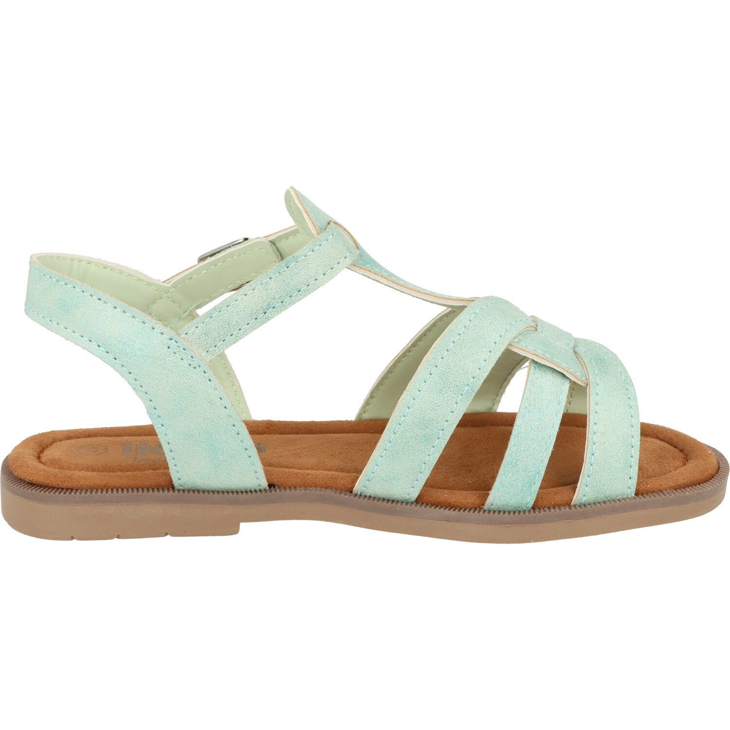 Mint Sandalen Klett Mädchen Schuhe Freizeit 482-384 Indigo bequeme Römersandale