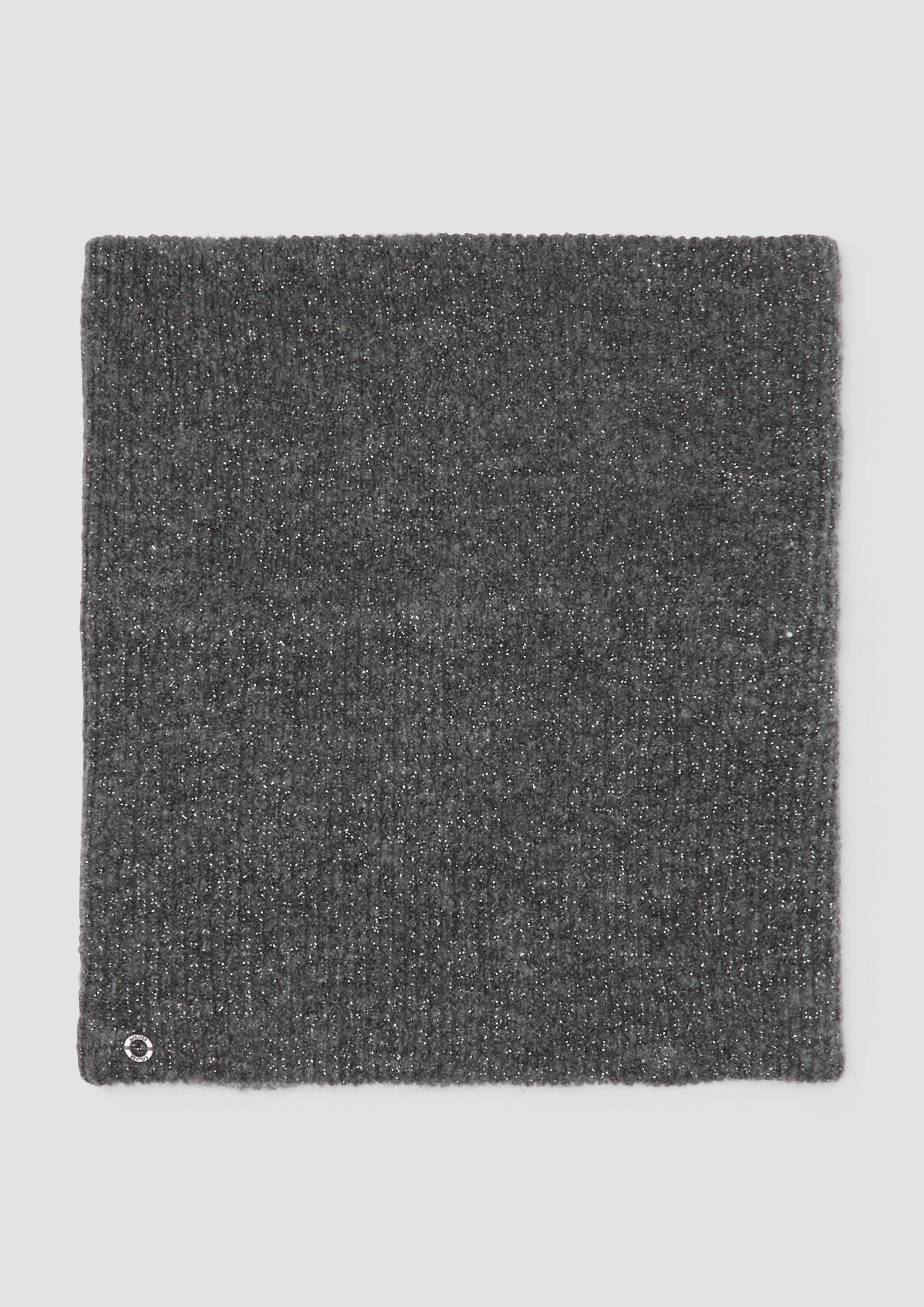 s.Oliver Loop Snood, Loop-Schal mit Logo-Ring