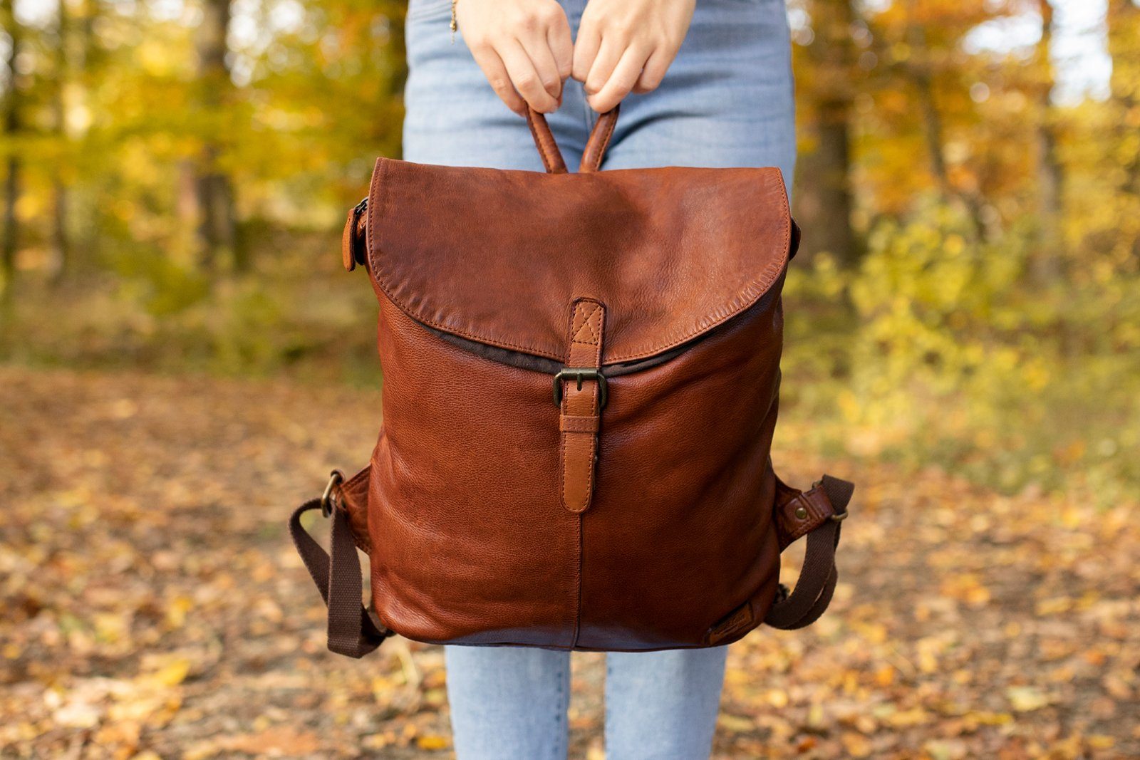 Gusti Leder Rucksack Gusti Leder Kurierrucksack Kieran (1-tlg) günstig online kaufen