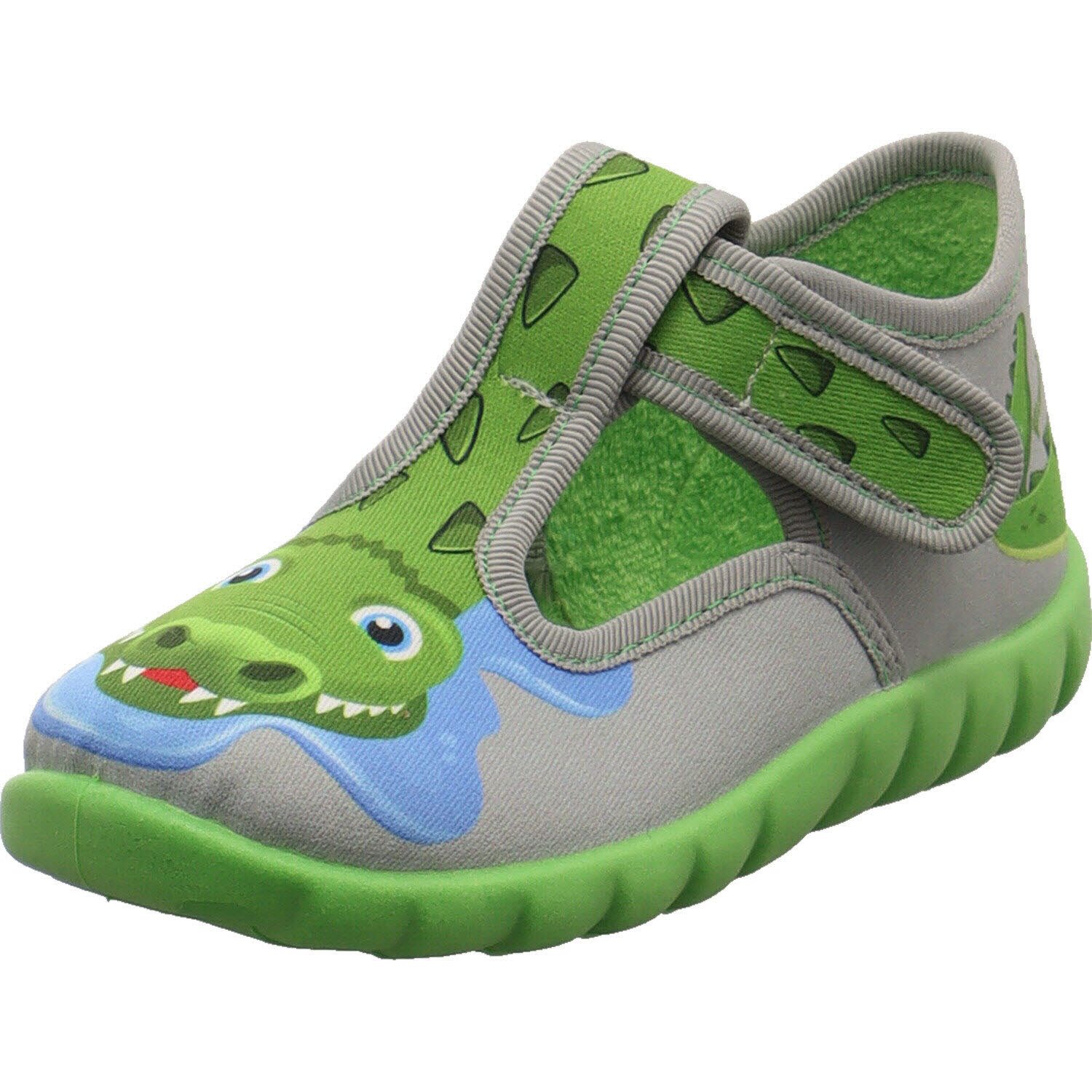 Fischer-Markenschuh Krokodil Hausschuh