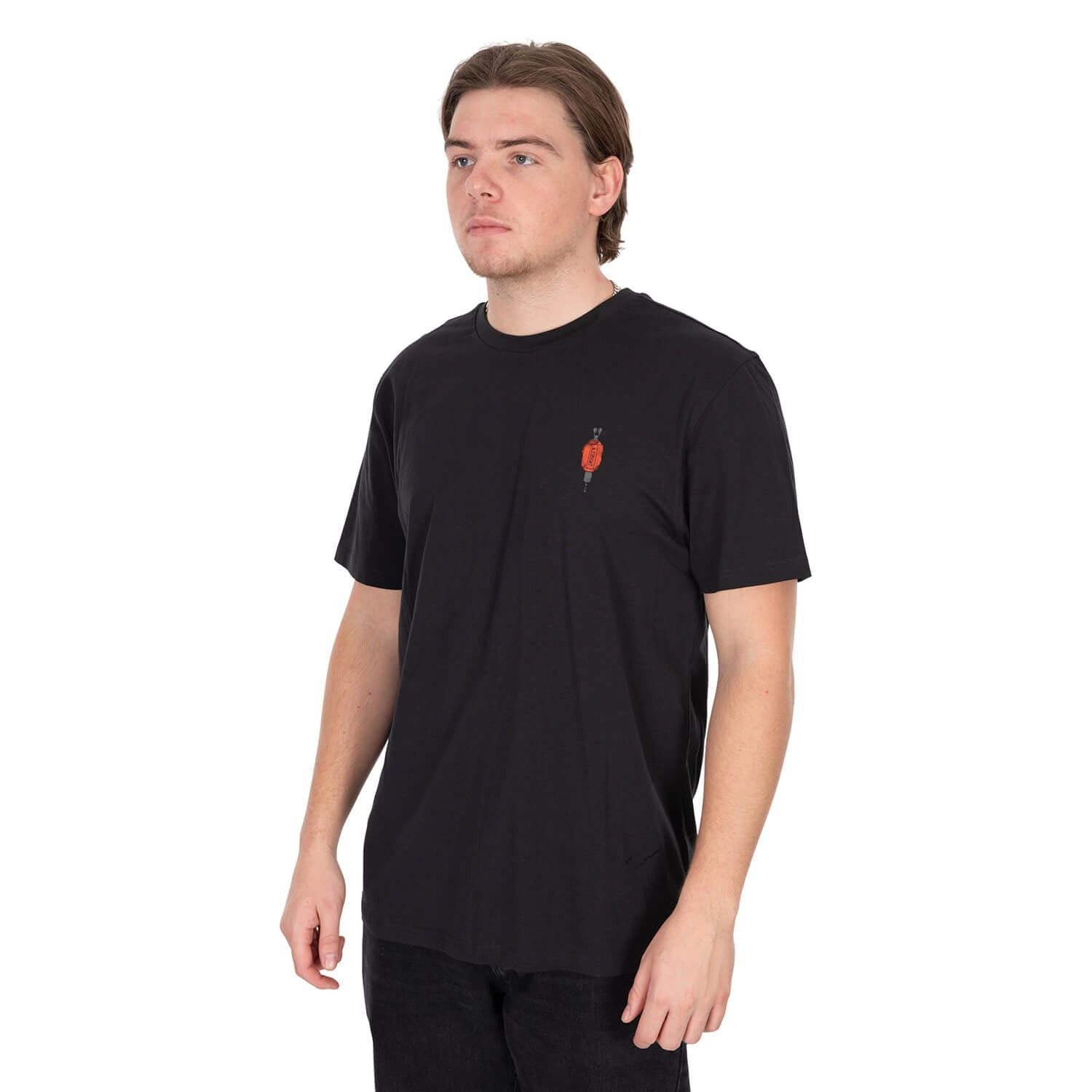 FOX International T-Shirt Fox Indicator Herren Baumwolle Khaki Schwarz