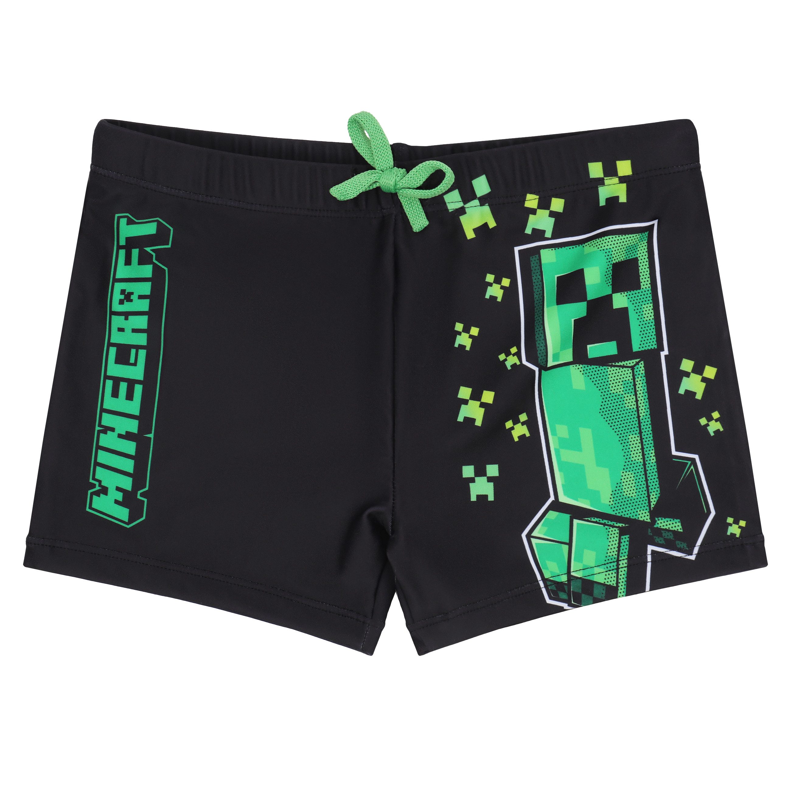 Minecraft Badeshorts Minecraft Badeshorts mit elastischem Bunde