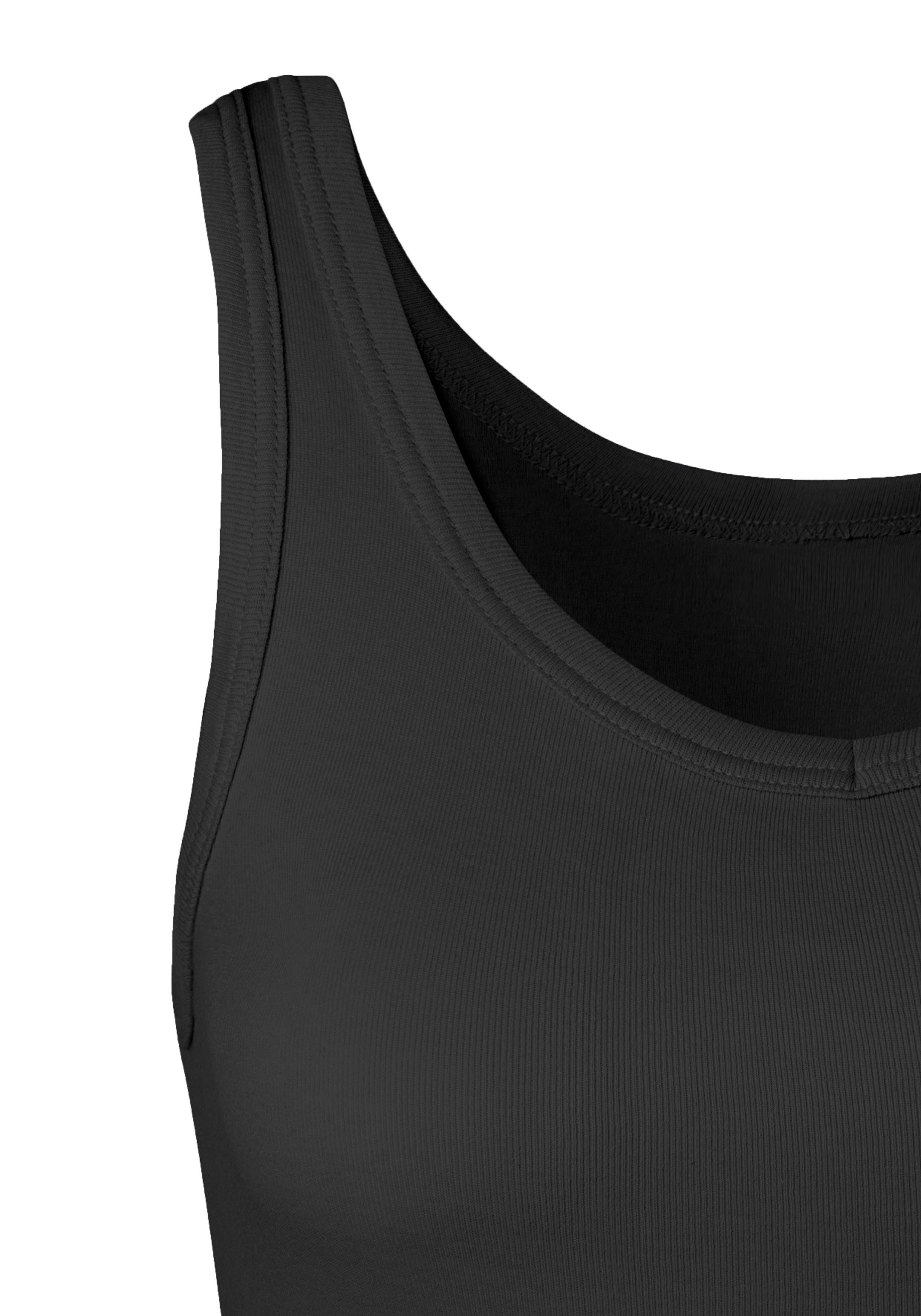 petite fleur by Lascana Achselhemd (3er-Pack) aus reiner Baumwolle, Tanktop, Unterziehshirt