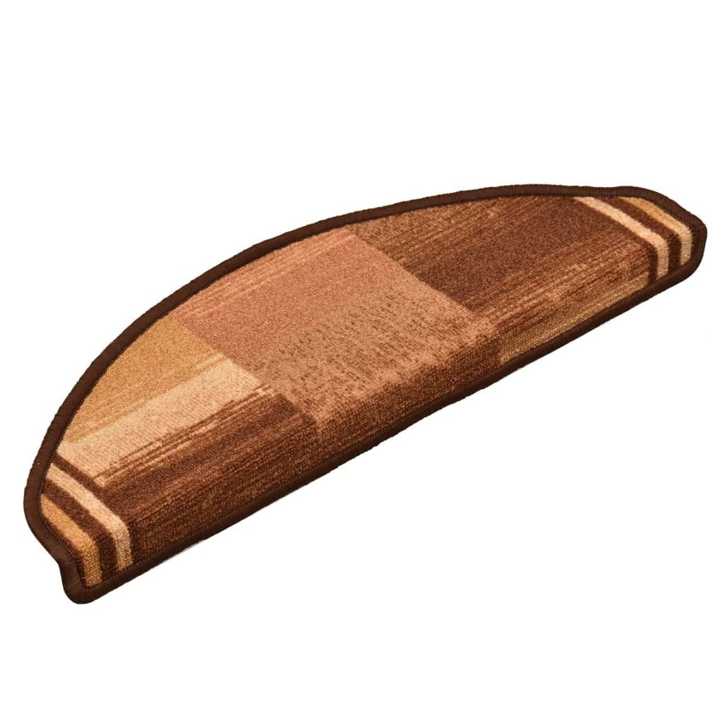 vidaXL Stufenmatte Stufenmatten Selbstklebend 10 Stk. 65x21x4 cm Braun, And günstig online kaufen