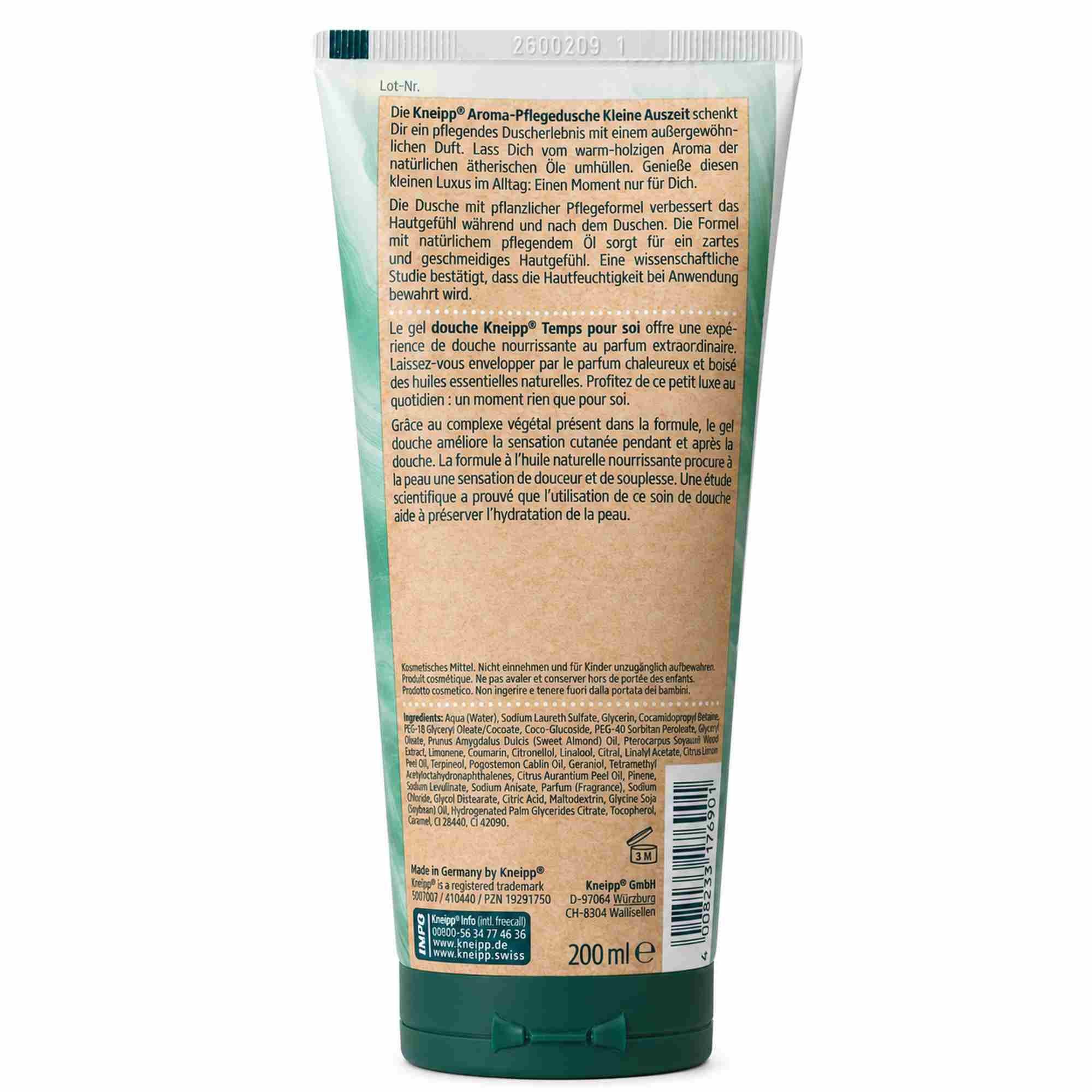 Kneipp Duschgel KNEIPP Aroma-Pflegedusche Kleine Auszeit