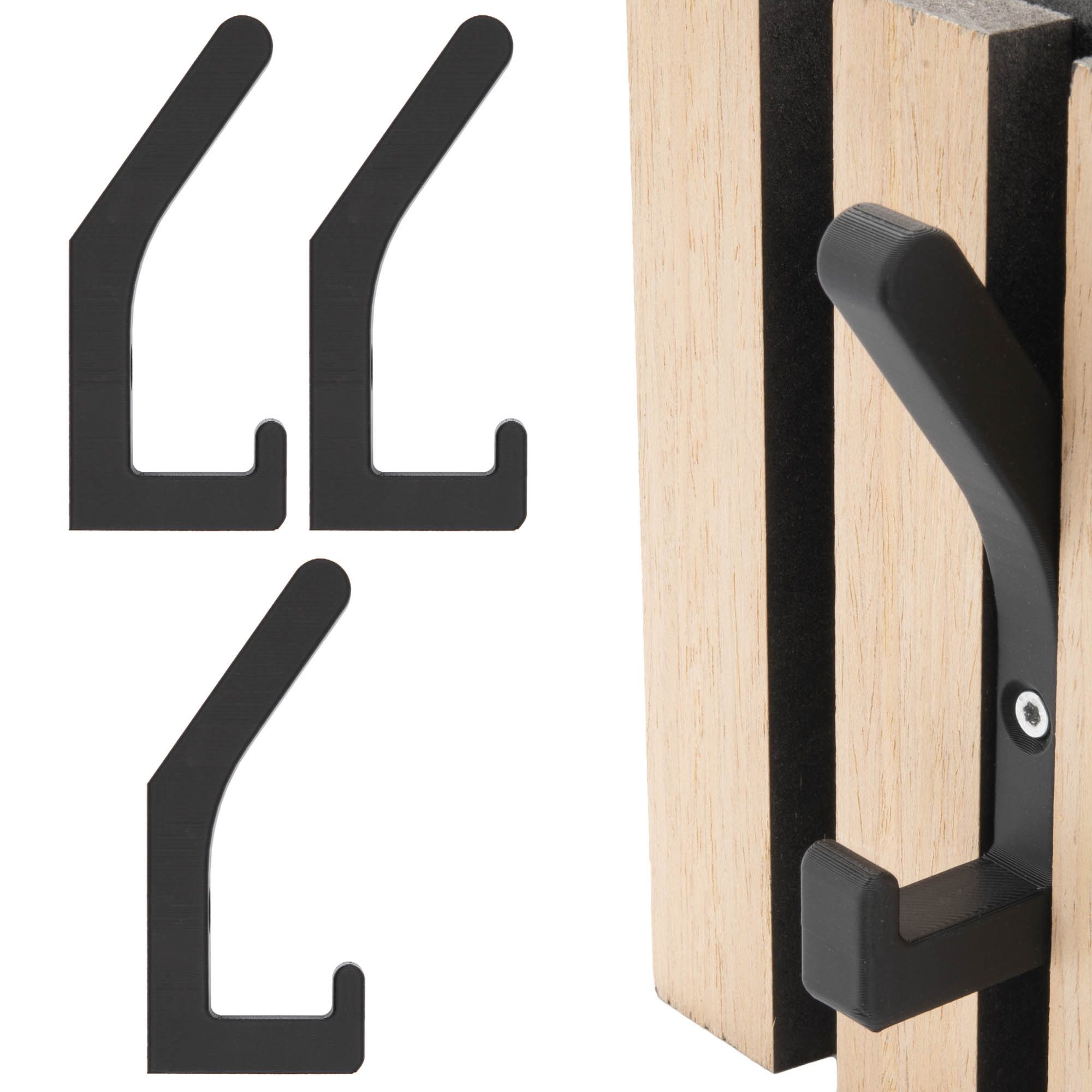 TSB Werk Kleiderhaken Garderobenhaken Akustikpaneele Kleiderhaken, (3-St), günstig online kaufen