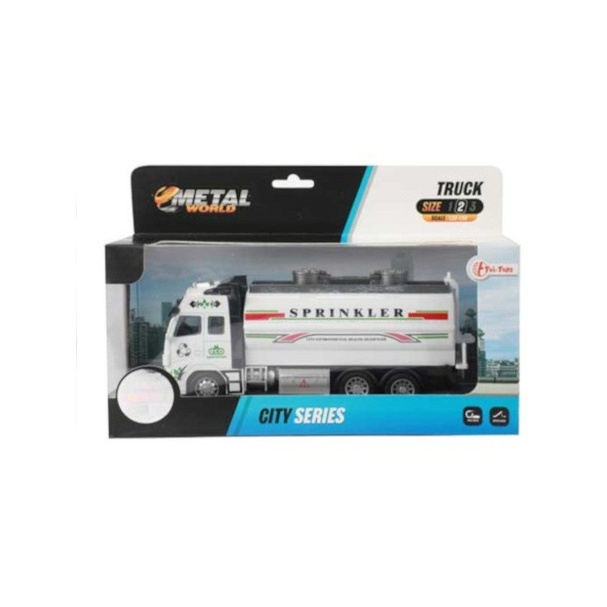 Toi-Toys Spielzeug-Auto METAL City Lastwagen 18 cm, Detailgetreuer Metall-Lastwagen