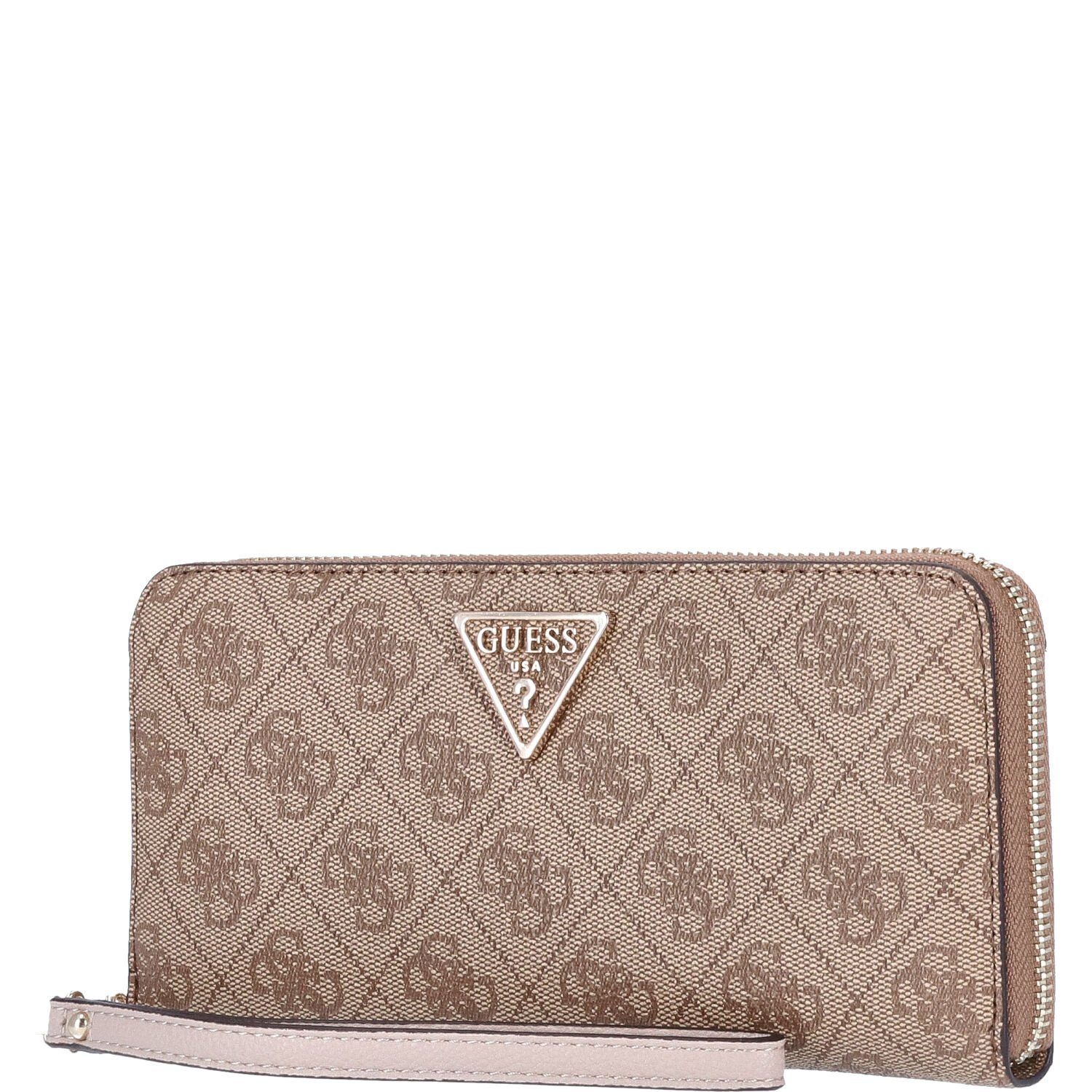 Geldbörse GUESS Damen Geldbörse Laurel Latte Logo