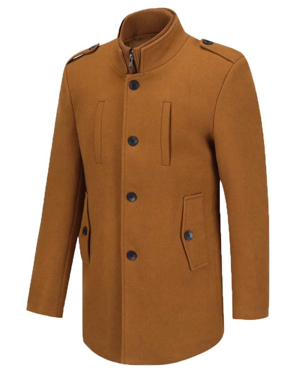 Allthemen Wollmantel Herren Kurzer Wintermantel mit günstig online kaufen