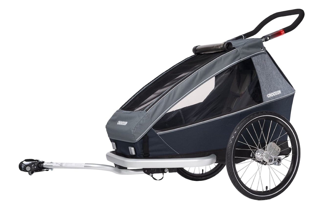 Fahrradkinderanhänger Kid Vaaya 1 (2-in-1 Kinderfahrradanhänger) inkl. Buggy Rad.