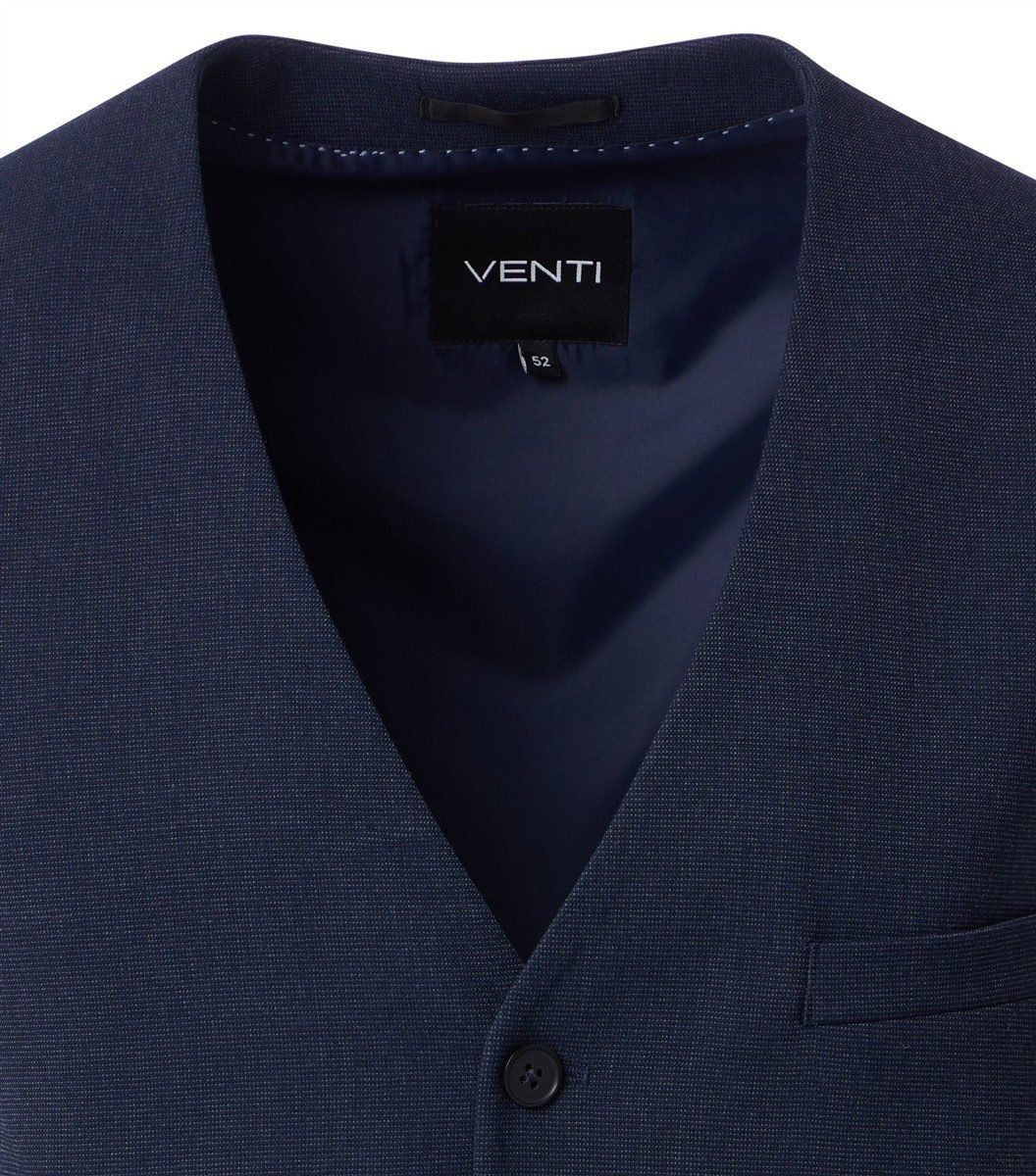 VENTI Anzugweste VENTI Herren Anzugweste FORMAL V-Neck Polyestermix Marine – Bild 3 von 5