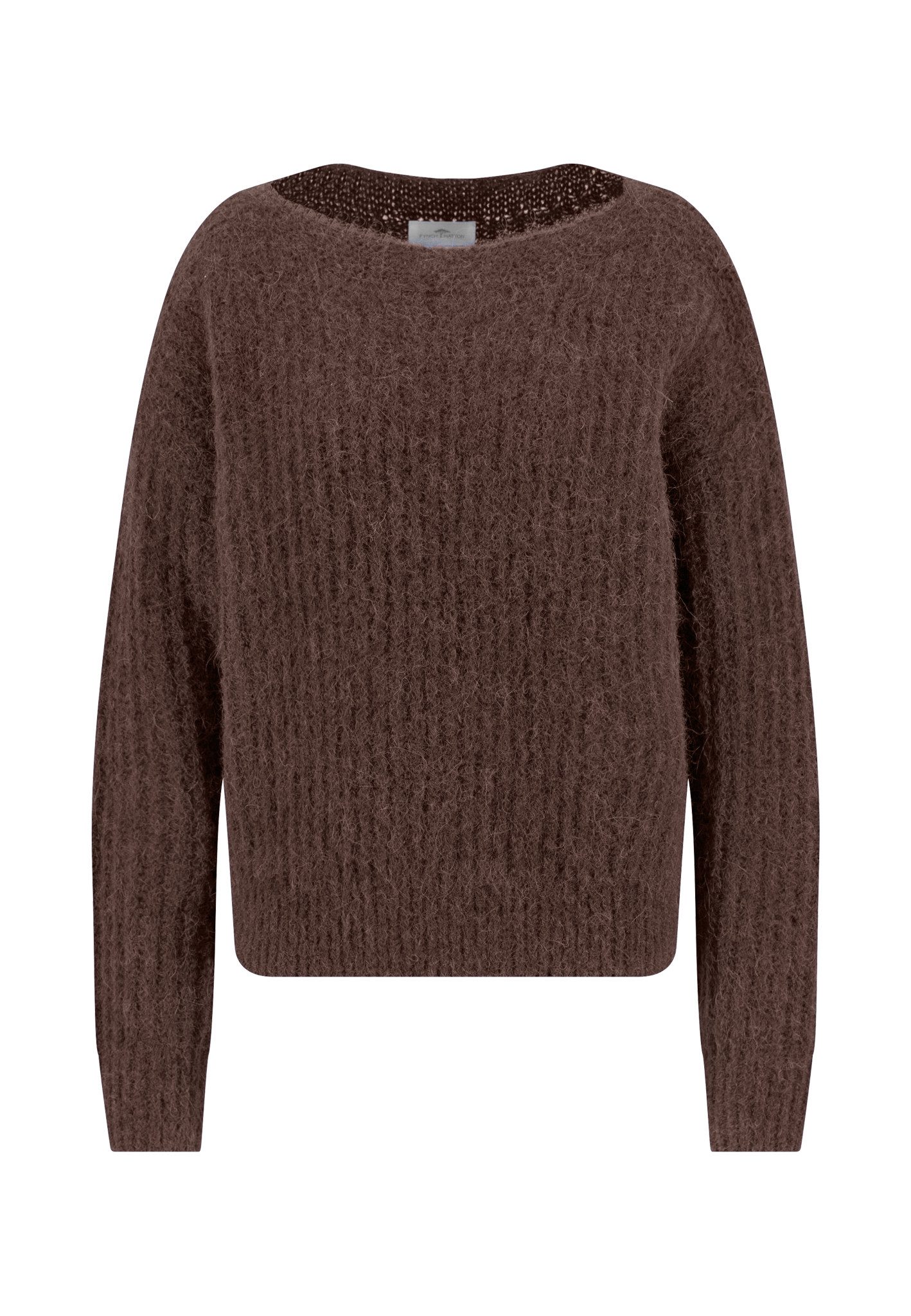 FYNCH-HATTON Вязаные свитера PULLOVER O-NECK HAIRY YARN *RWS