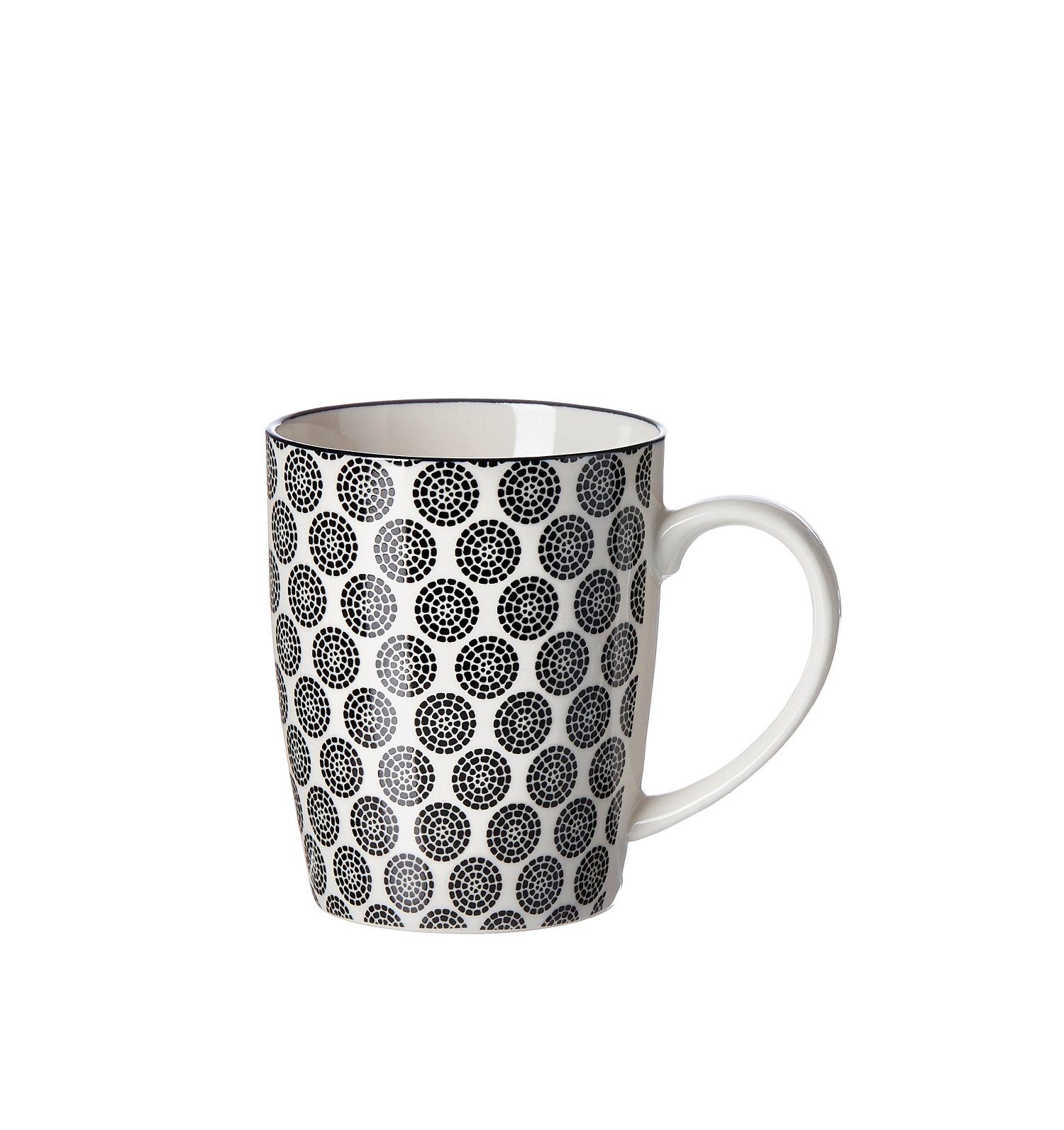 Ritzenhoff & Breker Becher Takeo Circles Kaffeebecher, Keramik