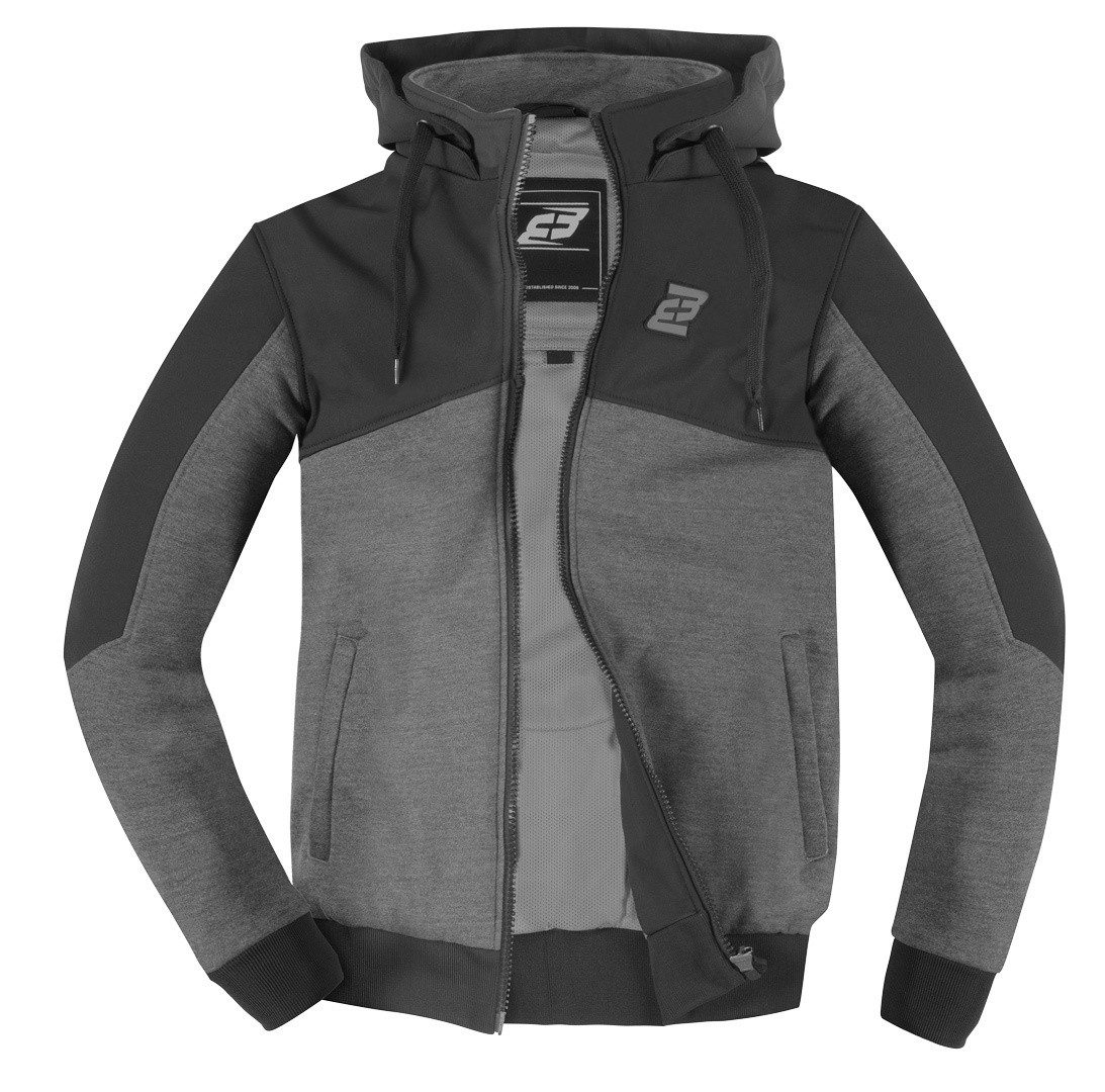 Bogotto Motorradjacke Finish-R Motorrad Zip Hoodie protektoren reflektierende